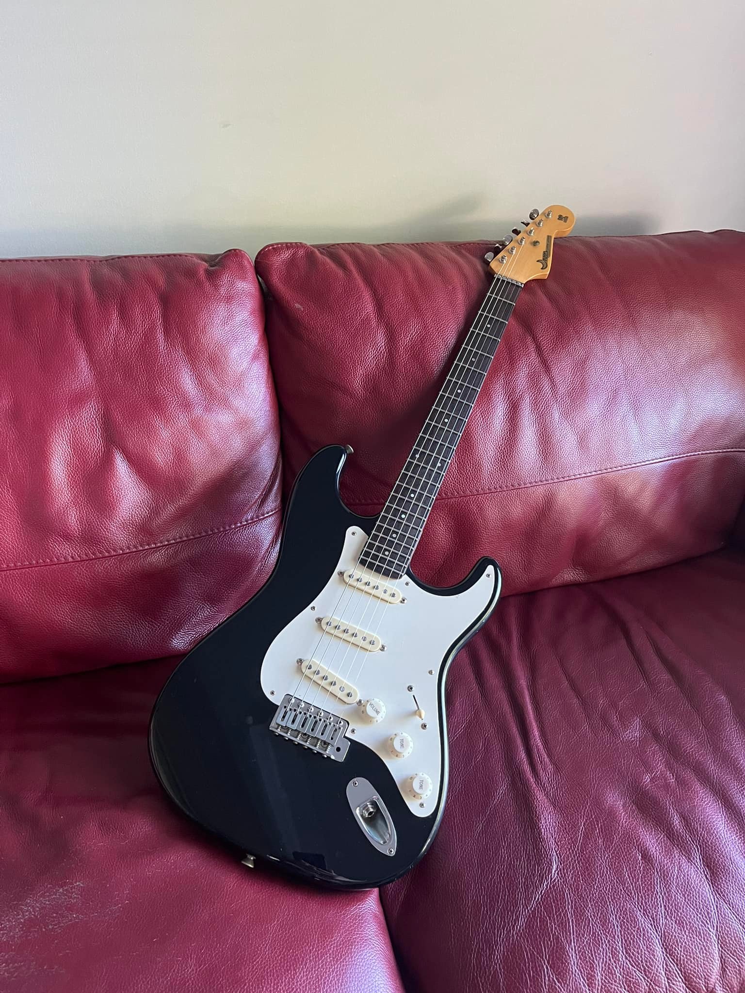 Early Moon Strat with custom upgrades and vintage pickups