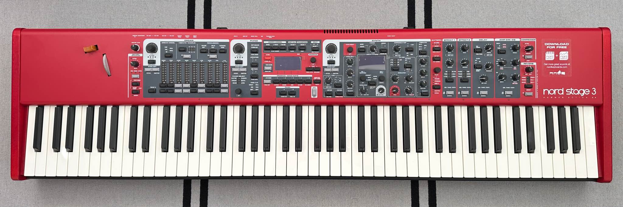What hard case is suitable for a Nord Stage 3 88 keyboard?