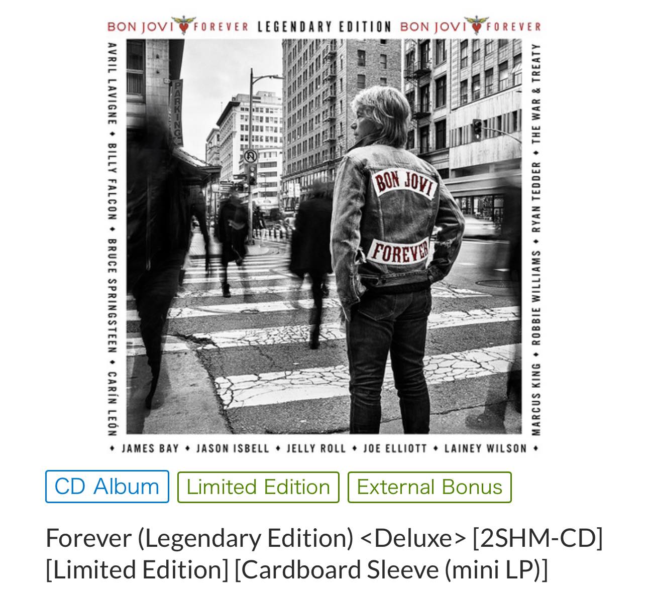 洋楽 Bruce Springsteen & Bon Jovi CD Bon Jovi's Forever Legendary
