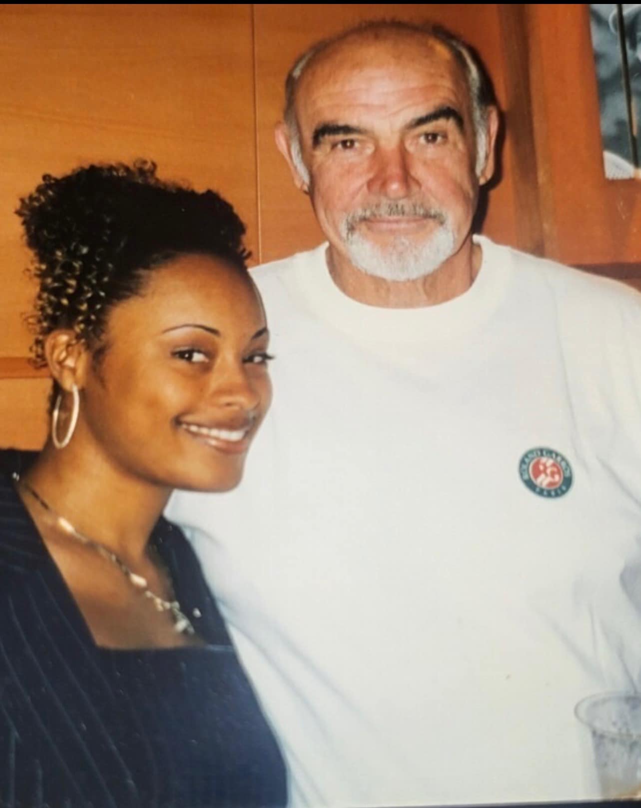 Bern - TBT 🎬🎬 My daughter Dior Ravel met the awesome Sean Connery, at