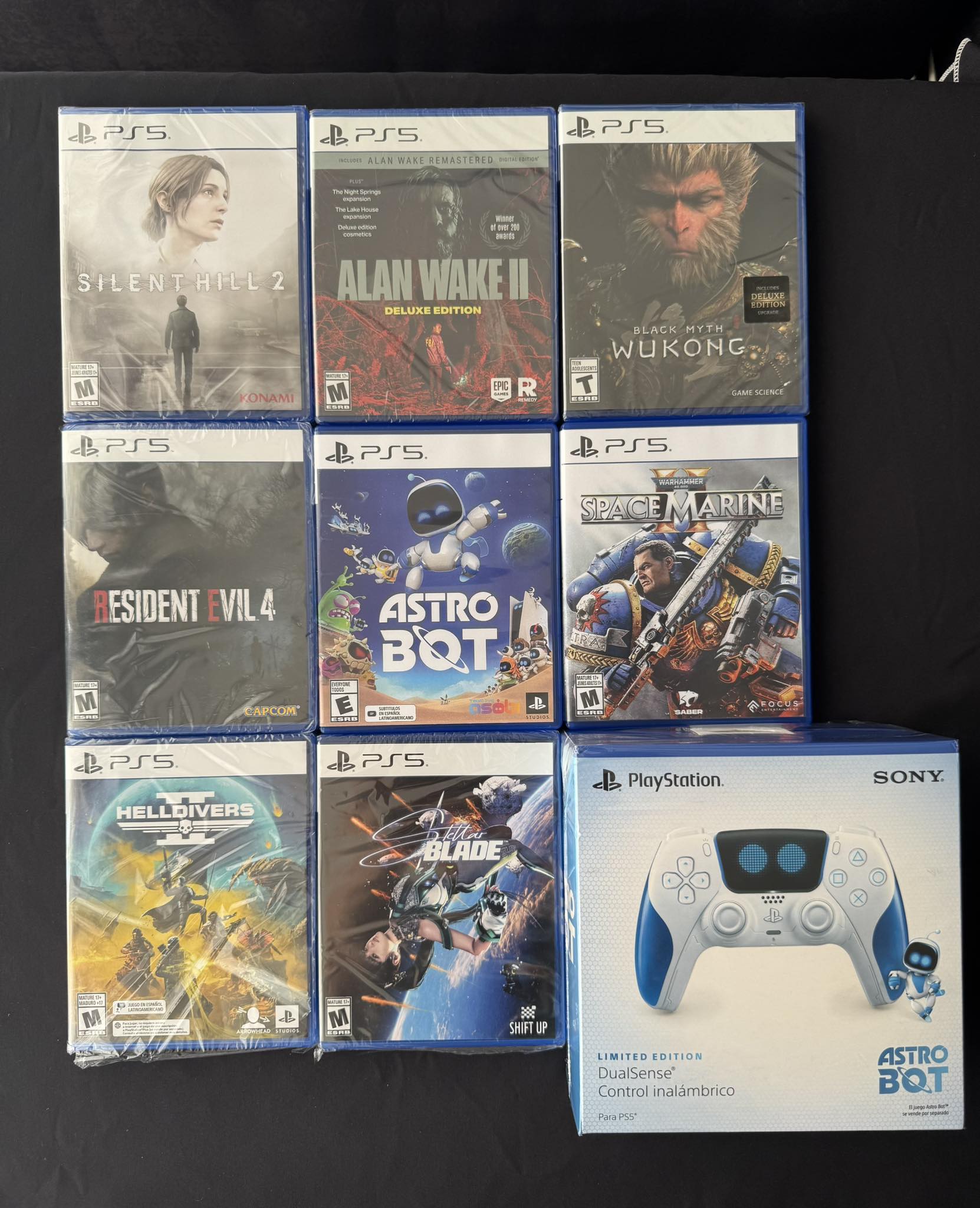 NUEVOS SELLADOS CAMBIOS POR STELLAR BLADE, BAYONETTA 2, SPIDER MAN
