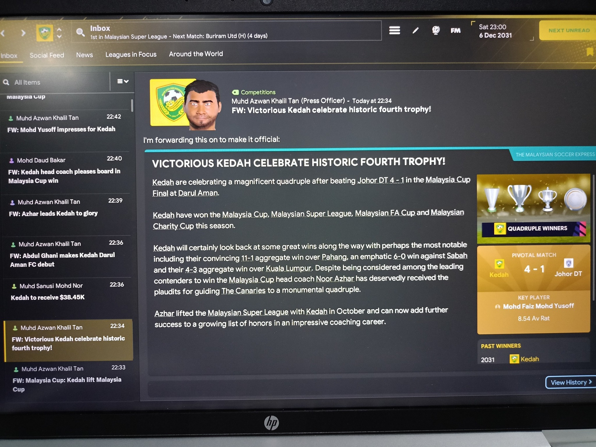 Football Manager - FM Scout | I did this on my second season | Facebook