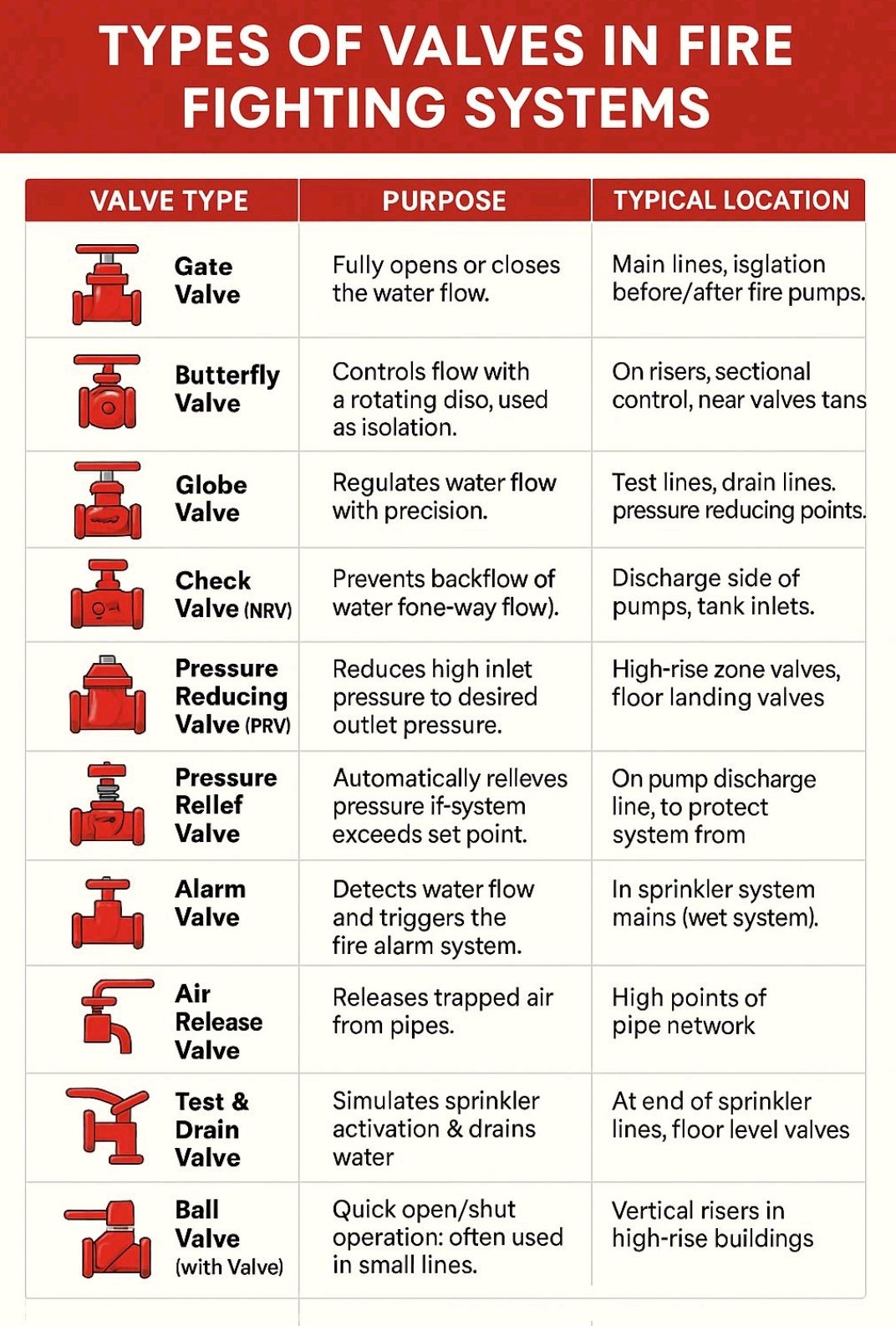 Jayson - Fire Fighting Valves - Know Their Purpose & Location In any ...