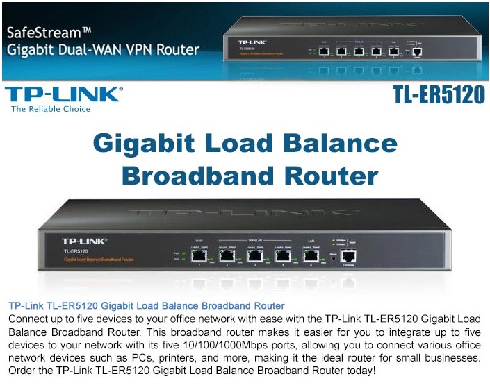 TP-Link TL-ER5120 Gigabit Load Balance... - WWW.OPENPINOY.COM