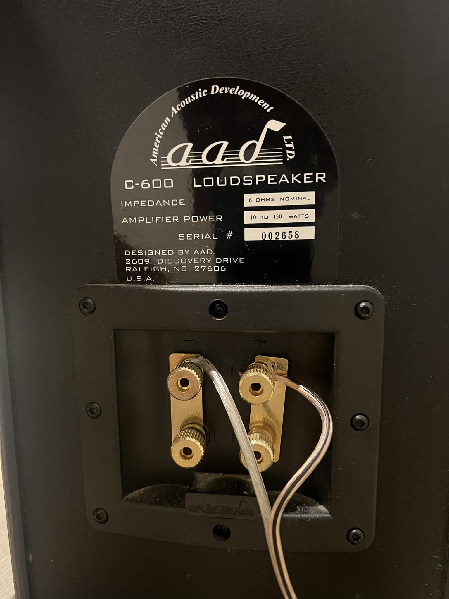 スピーカー・ウーファー aad(American Acoustic Development) E-40 スピーカー・ウーファー aad(American Acoustic Development) E-40