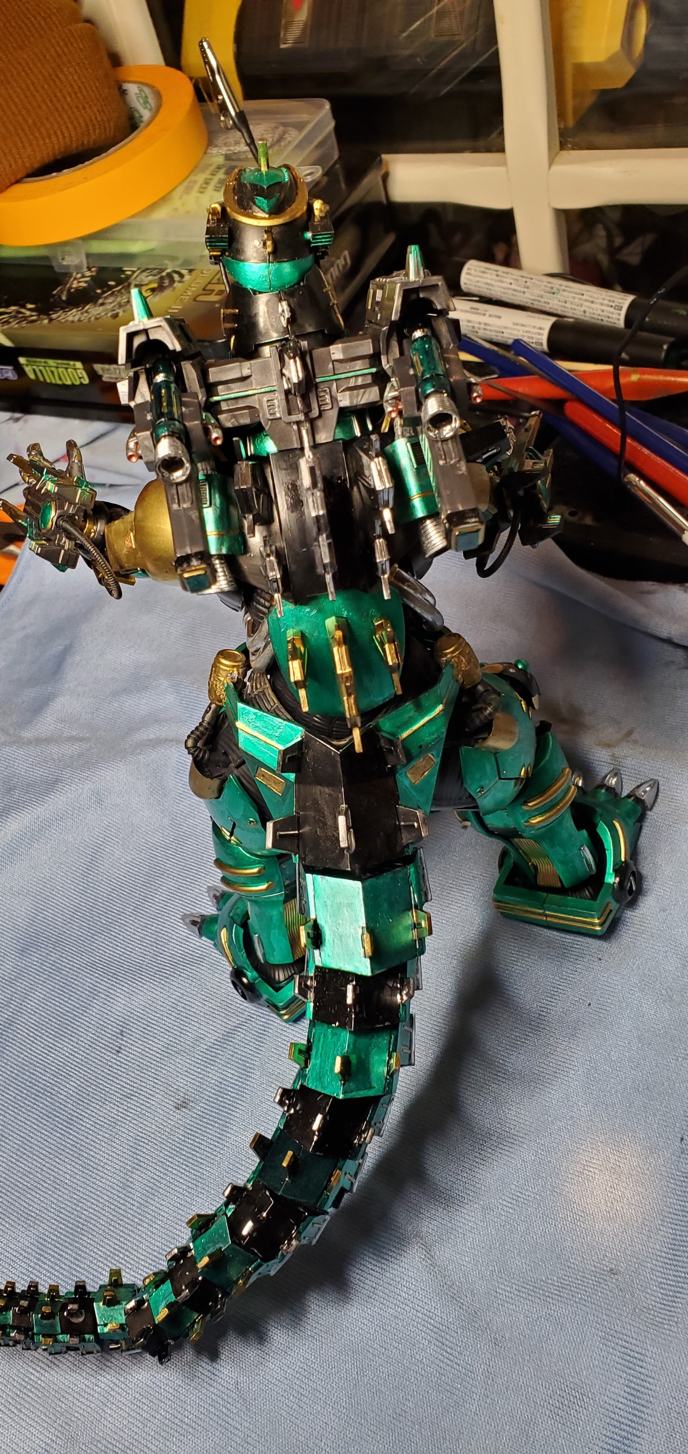 Mecha Godzilla model is complete