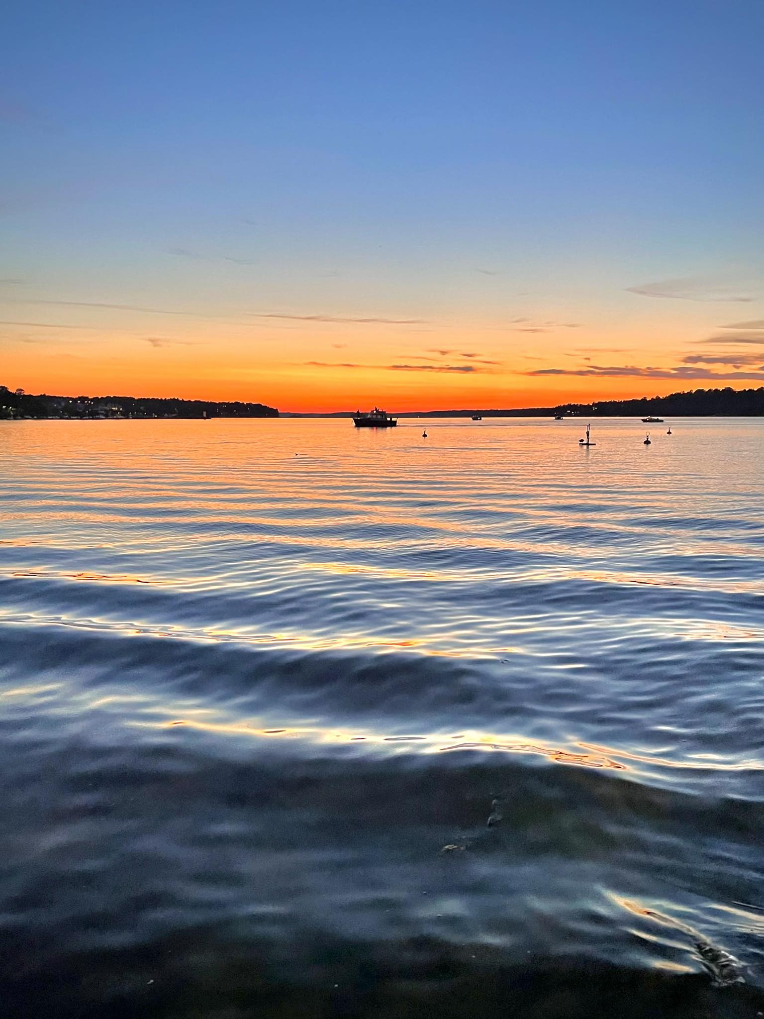 Spectacular sunset in Västervik on September 1, 2026