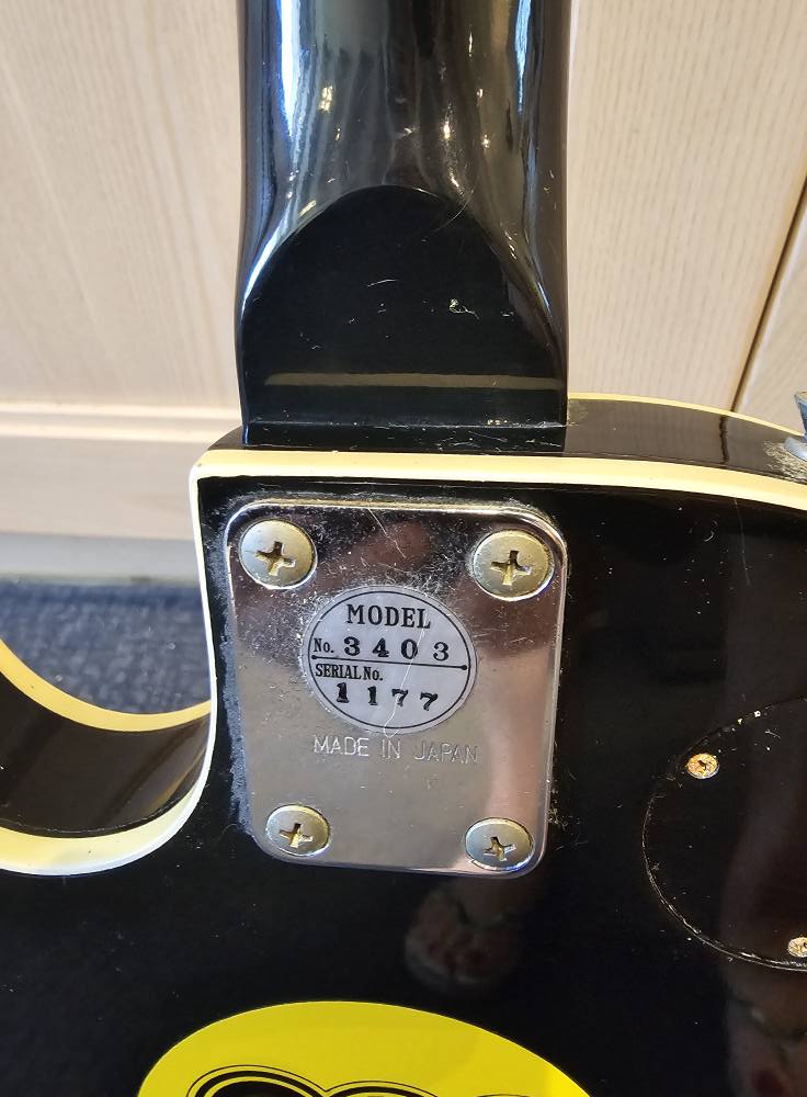 Sold). 1970s Avon Rose Morris, Les Paul copy, made in Japan. Model