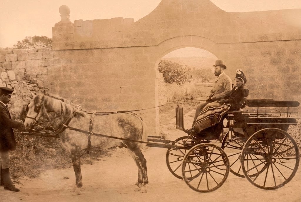 Horse-drawn cab used by the Price family, who used to live in