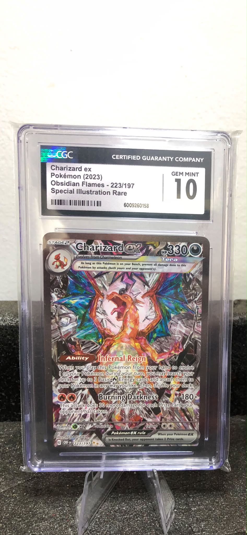 CGC graded Pristine 10 Zamazenta VSTAR JP #006/006 Set: VSTAR