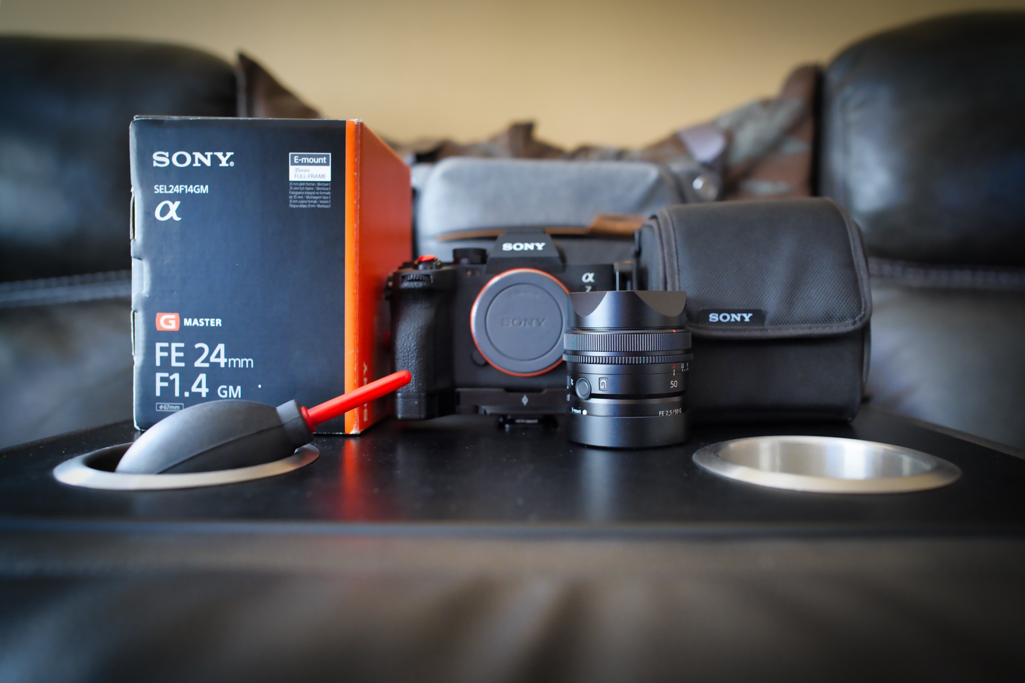 Sony A7CII with FE 24mm f1.4 GM lens