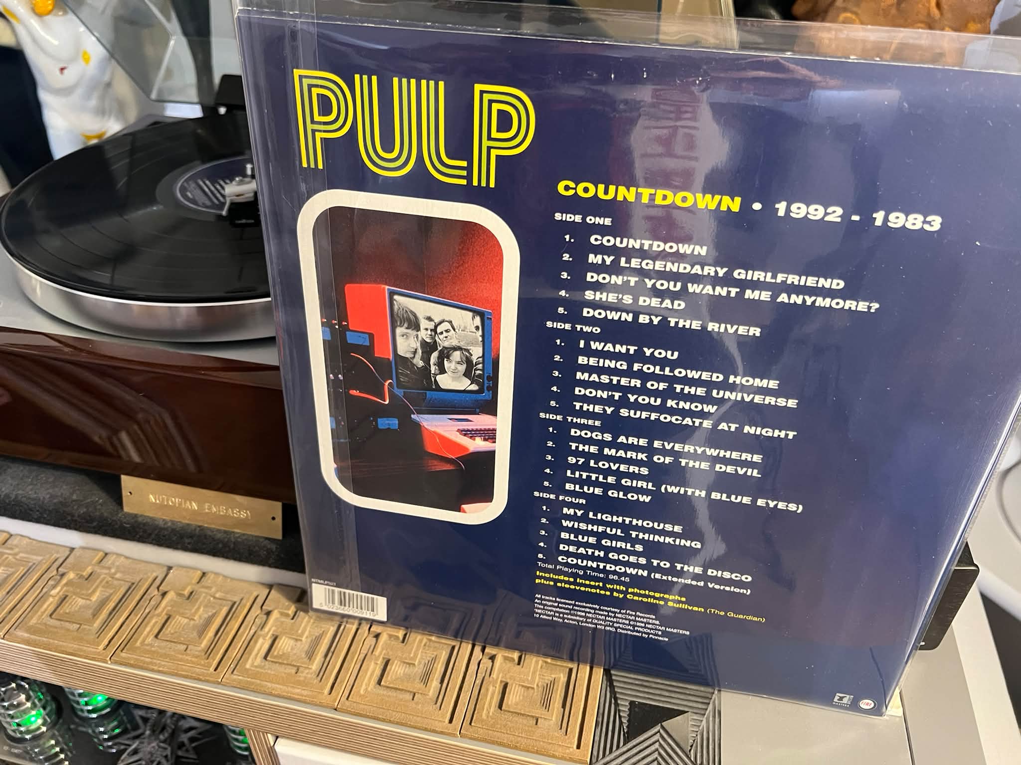 Pulp Countdown 1992 - 1983 #JarvisCocker #countdown #vinyl #pulp