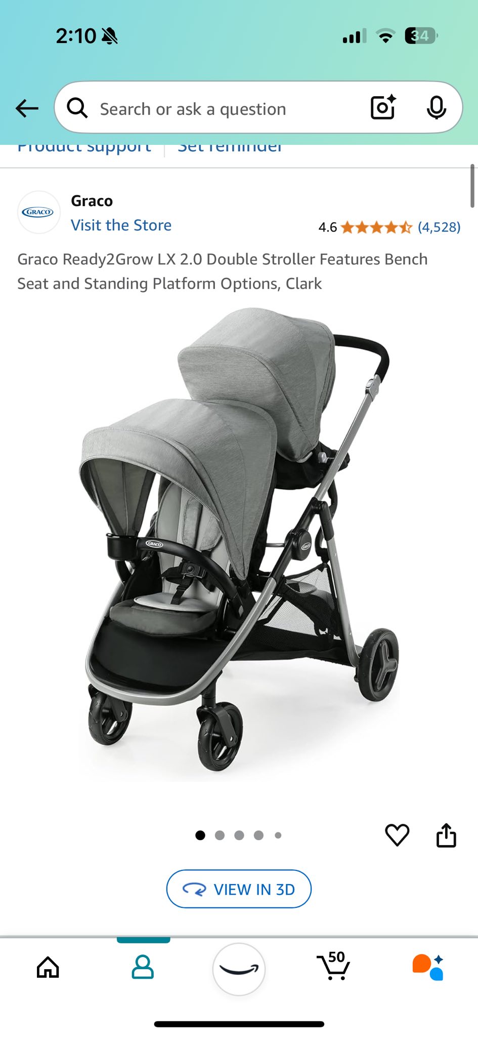 graco click connect stroller age Modes Nest Travel System, 3-in-1 Modular Carseat Combo, Includes the SnugRide DLX Infant Car Seat and Baby Stroller, Adjustable Slide2Me Car Seat Carrier to Toddler Stroller, Sullivan Model:STLSW18000HGD - 5.7:1 Juddlies Infant Car Seat/ Pedego facing for infants from