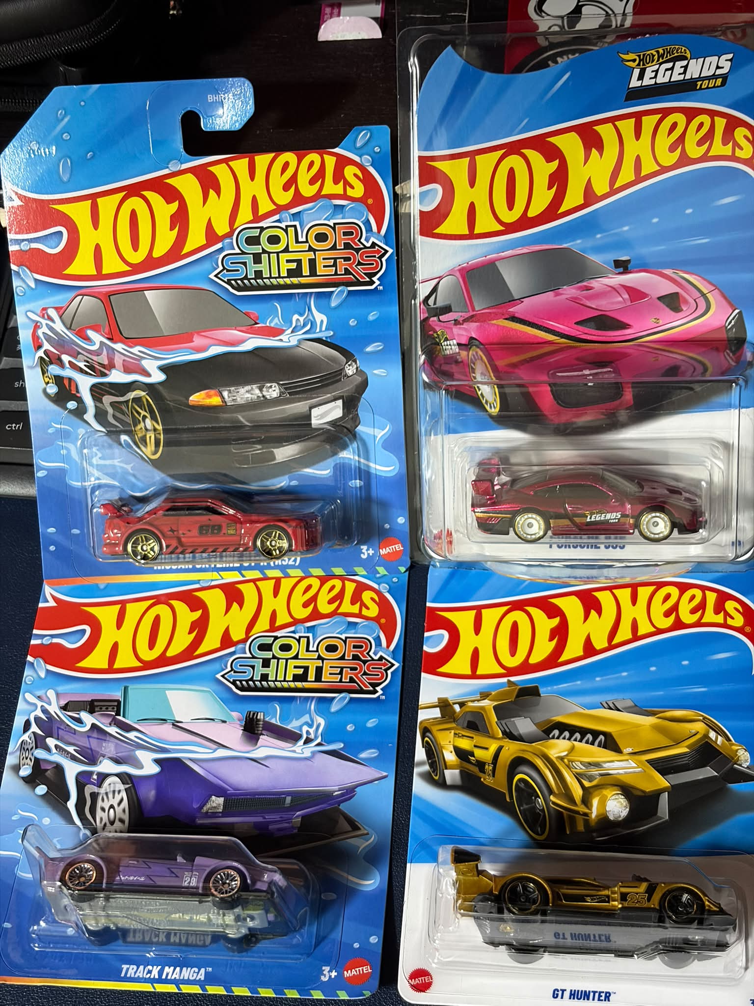 Hot Wheels Color Shifters and Legends Tour cars available at Tokyo