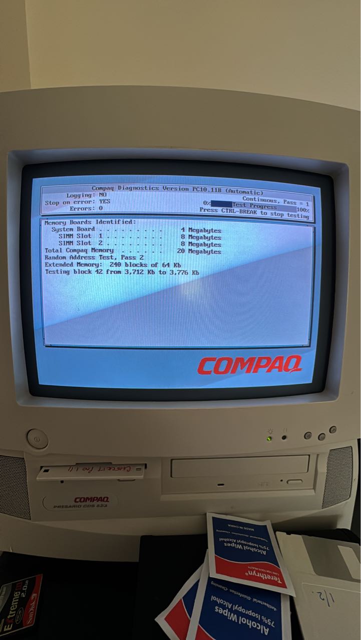 Testing some CP/M , memory expansion and clock from Applied