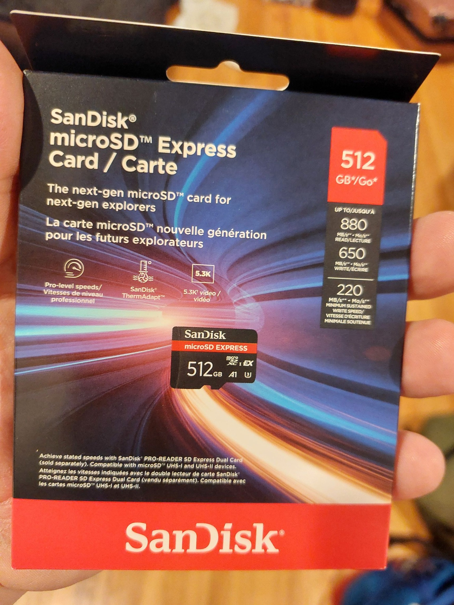 SanDisk 512GB microSD Express card for Nintendo Switch