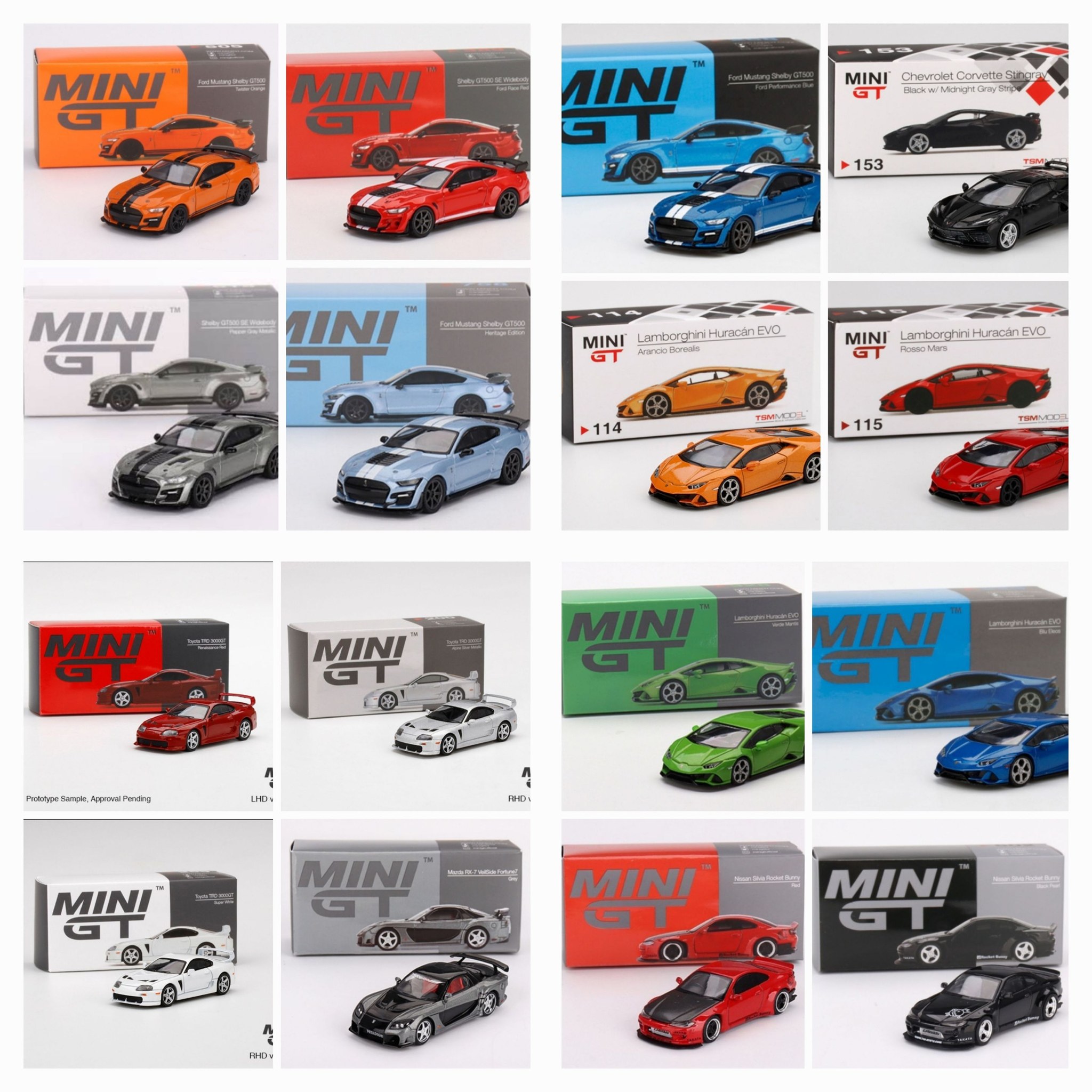 WTS All brand new Mini GT Huracan Ronin - rm100 Mini GT Er34 