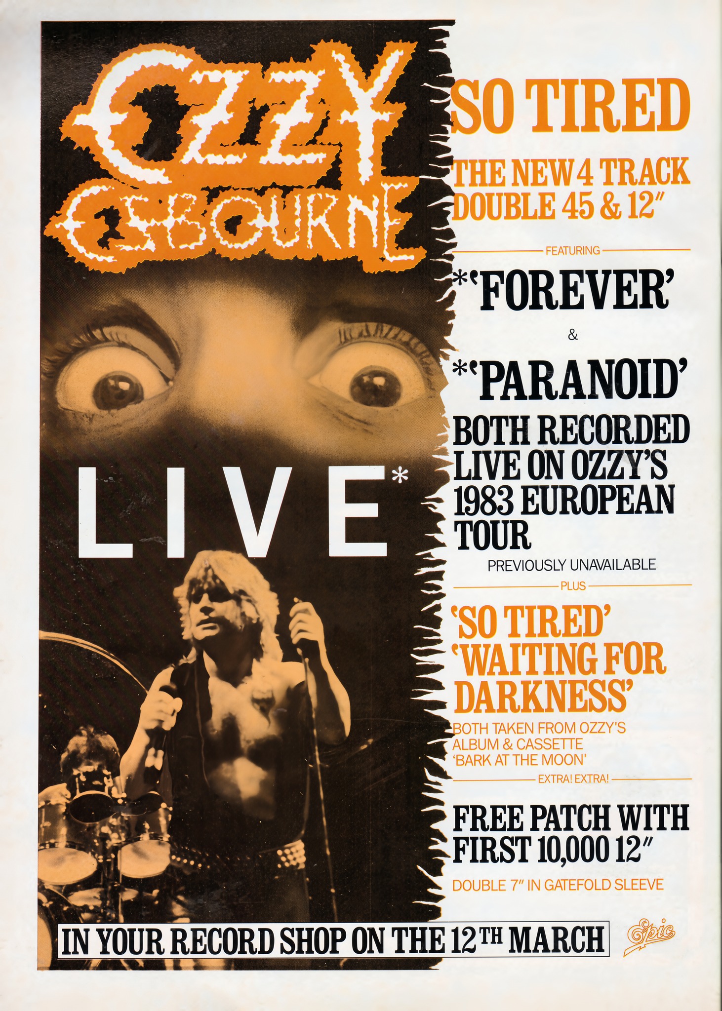 Dec 1983: Ozzy Osbourne released the single 