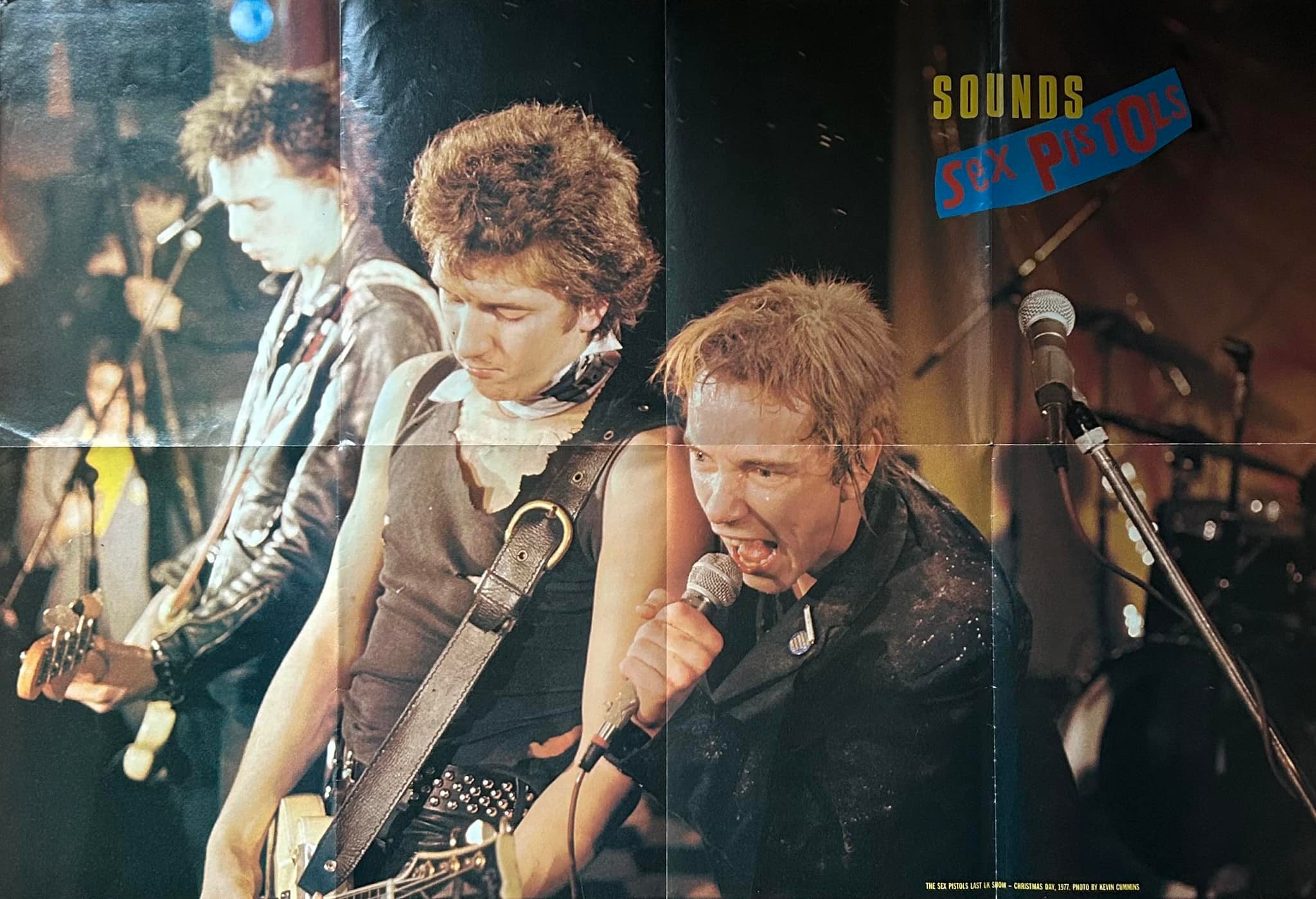 Original sex pistols poster From sounds magazine 1984 Has been 