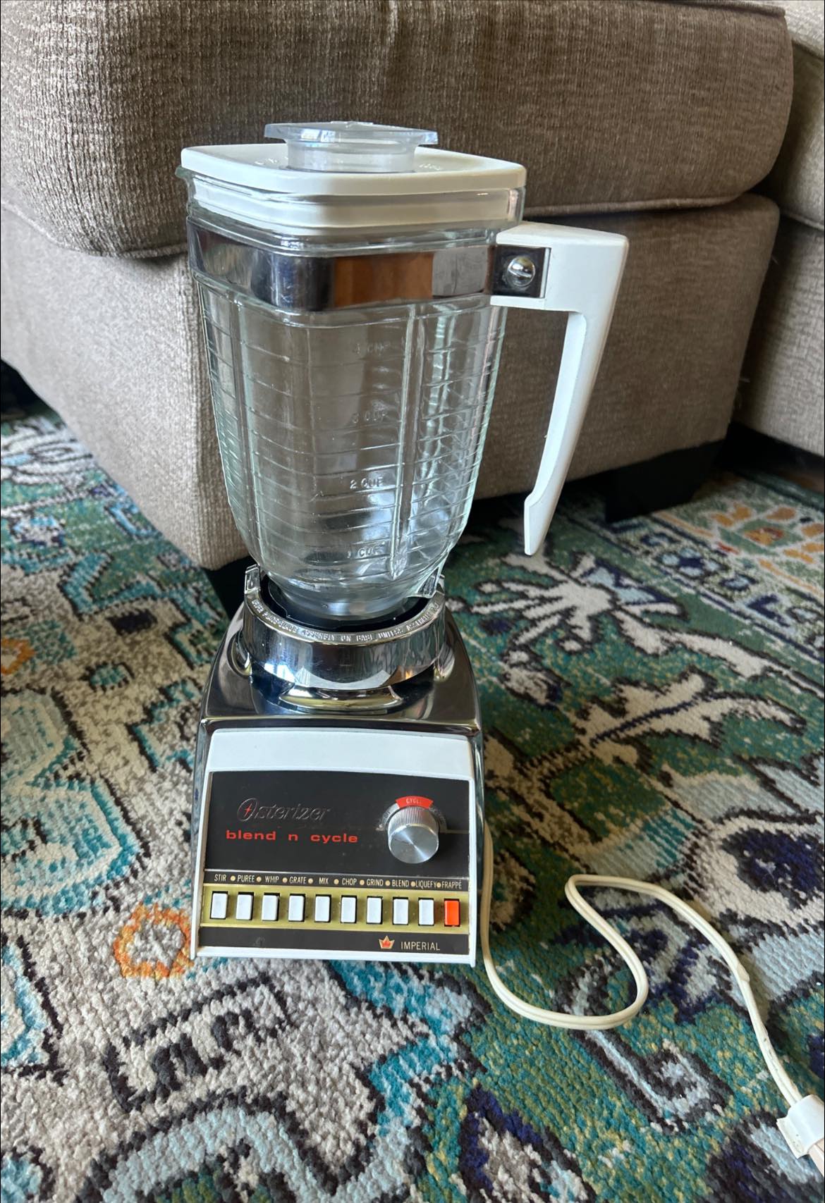 SOLD IN MINUTES 💚 FOR SALE! 1970s OSTERIZER 10 SPEED BLENDER is