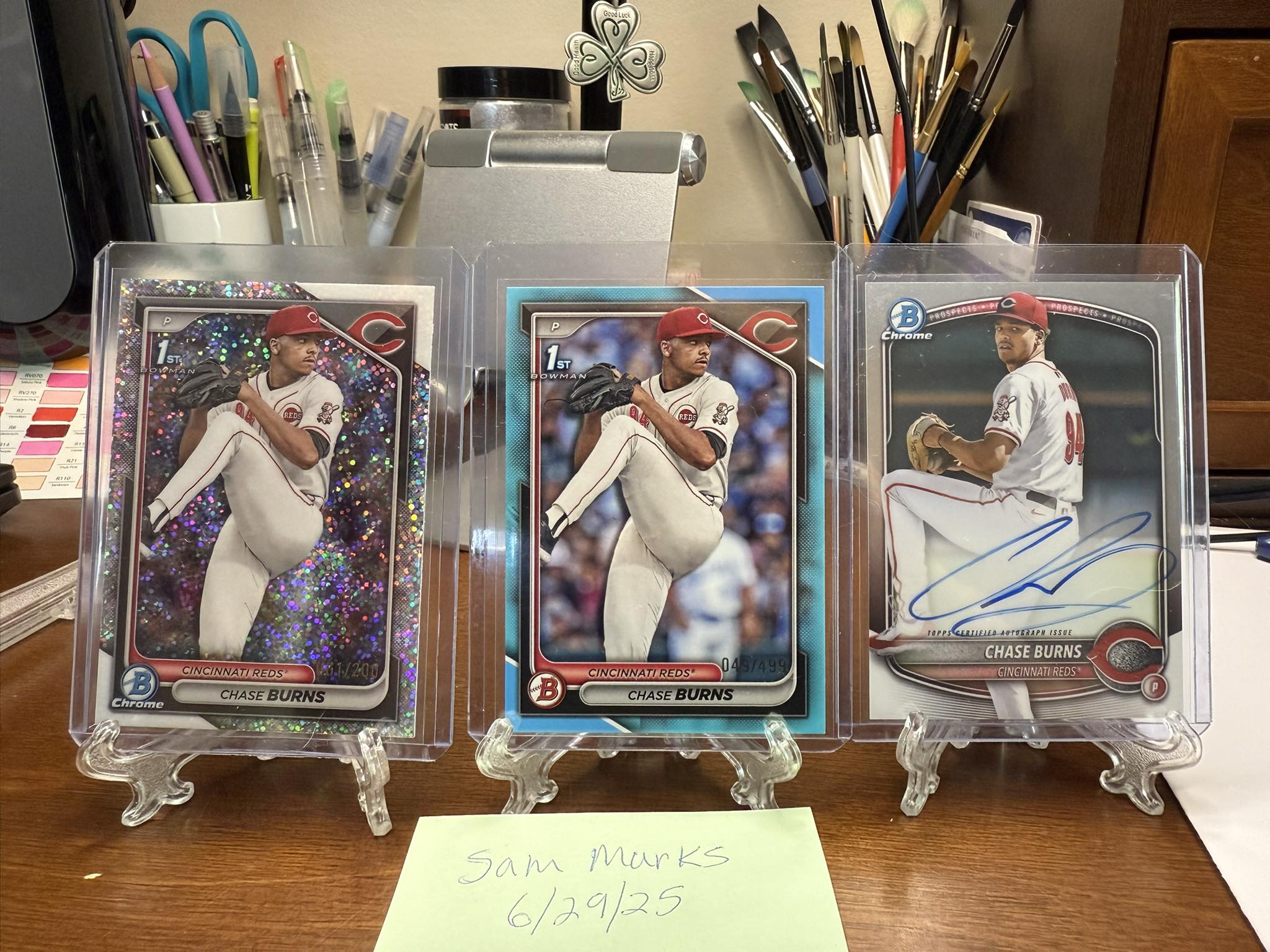 Chase Burns Nick Kurtz Dual Auto /99 ??? 2024 Bowman Draft 