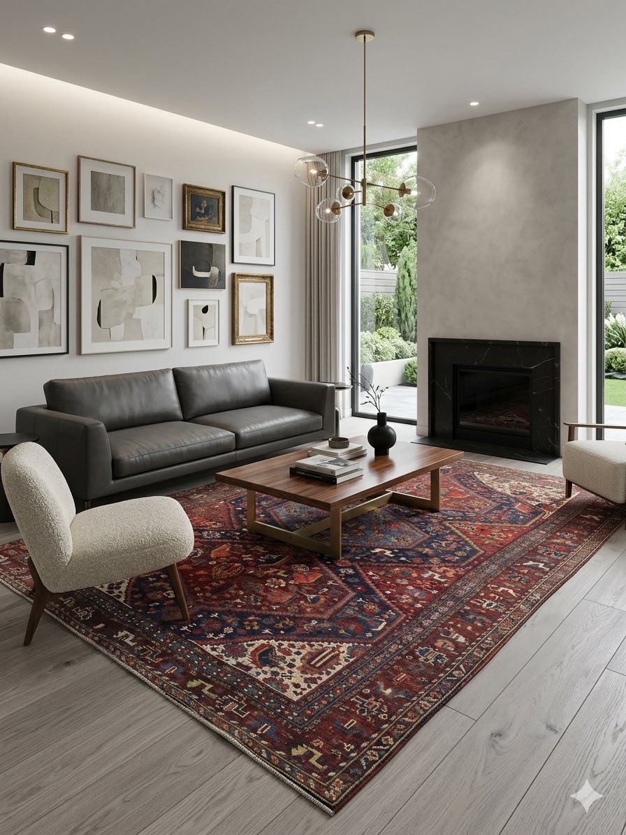 ラグ shiraz qashqai small rug No.14 shiraz qashqai small rug No.14 Antique Qashqai Shiraz Rug - 7'7 x