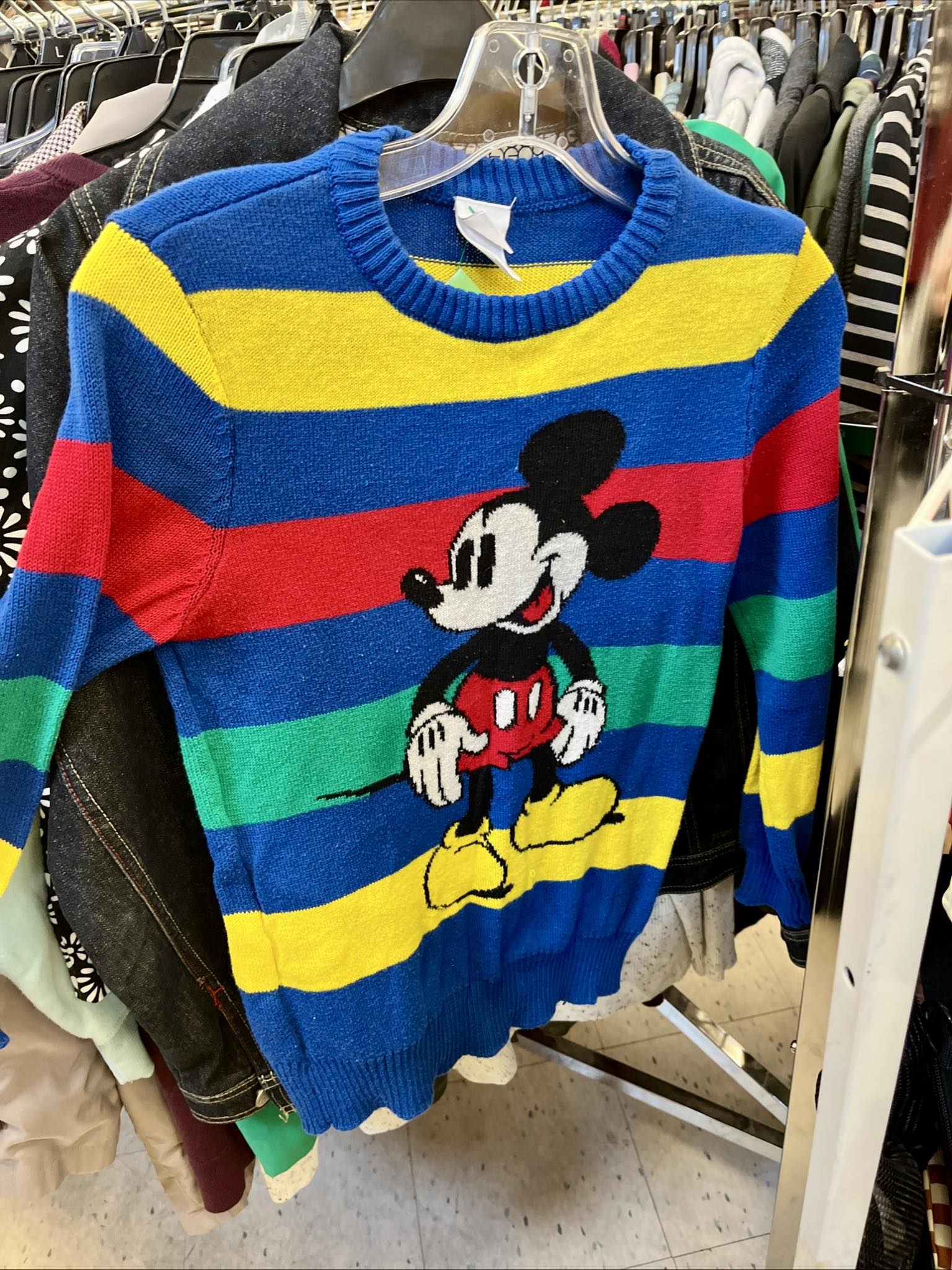 Vintage Kids 90s Disney Mickey Mouse & Friends Sweateshirt Size 