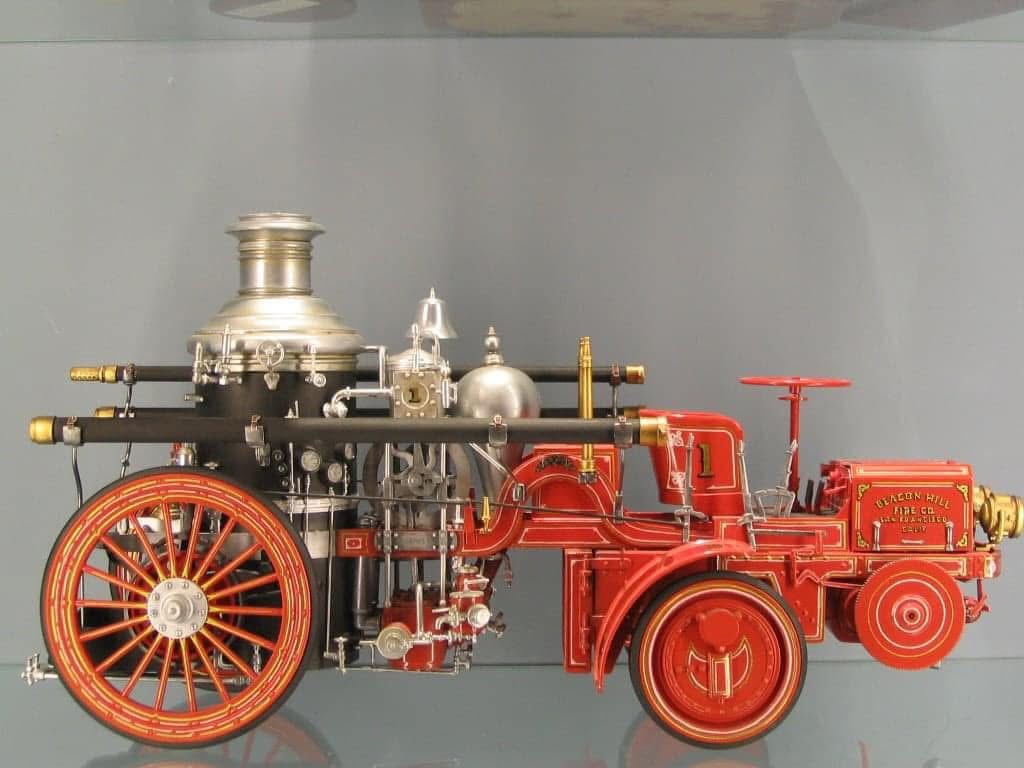 Building a 1/12 scale 1911 Christie American steam fire engine model