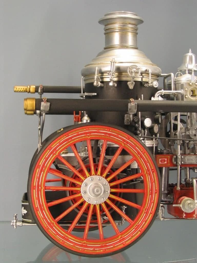 Building a 1/12 scale 1911 Christie American steam fire engine model