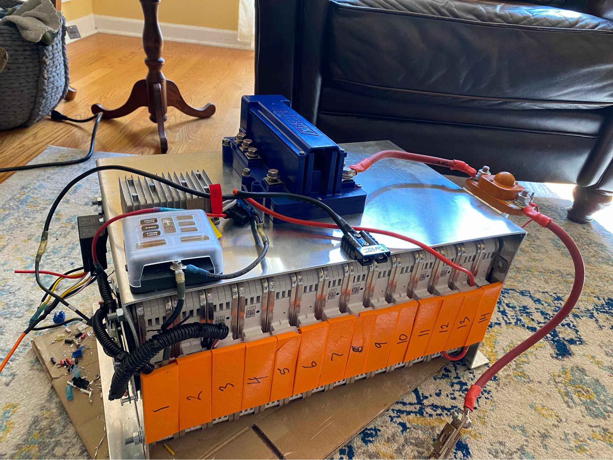 What lithium pack works with Alltrax XCT 500 amp controller?