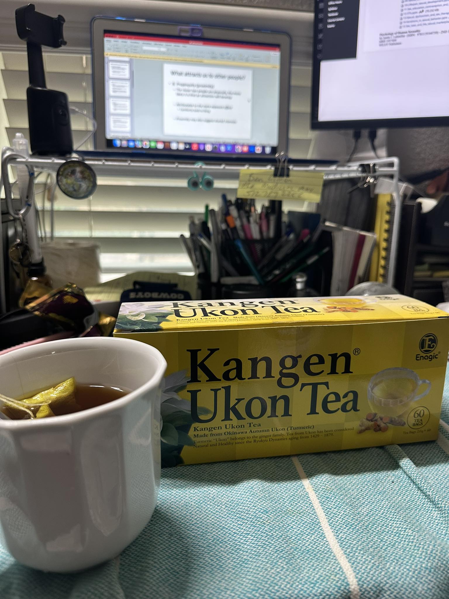 Boost your day with Kangen Ukon Tea! ☕Kangen Ukon® Tea can be 