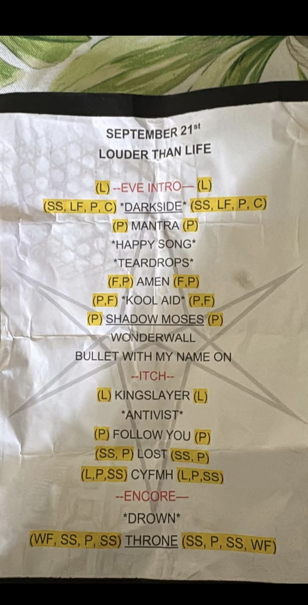 Bring Me The Horizon tour setlist announced