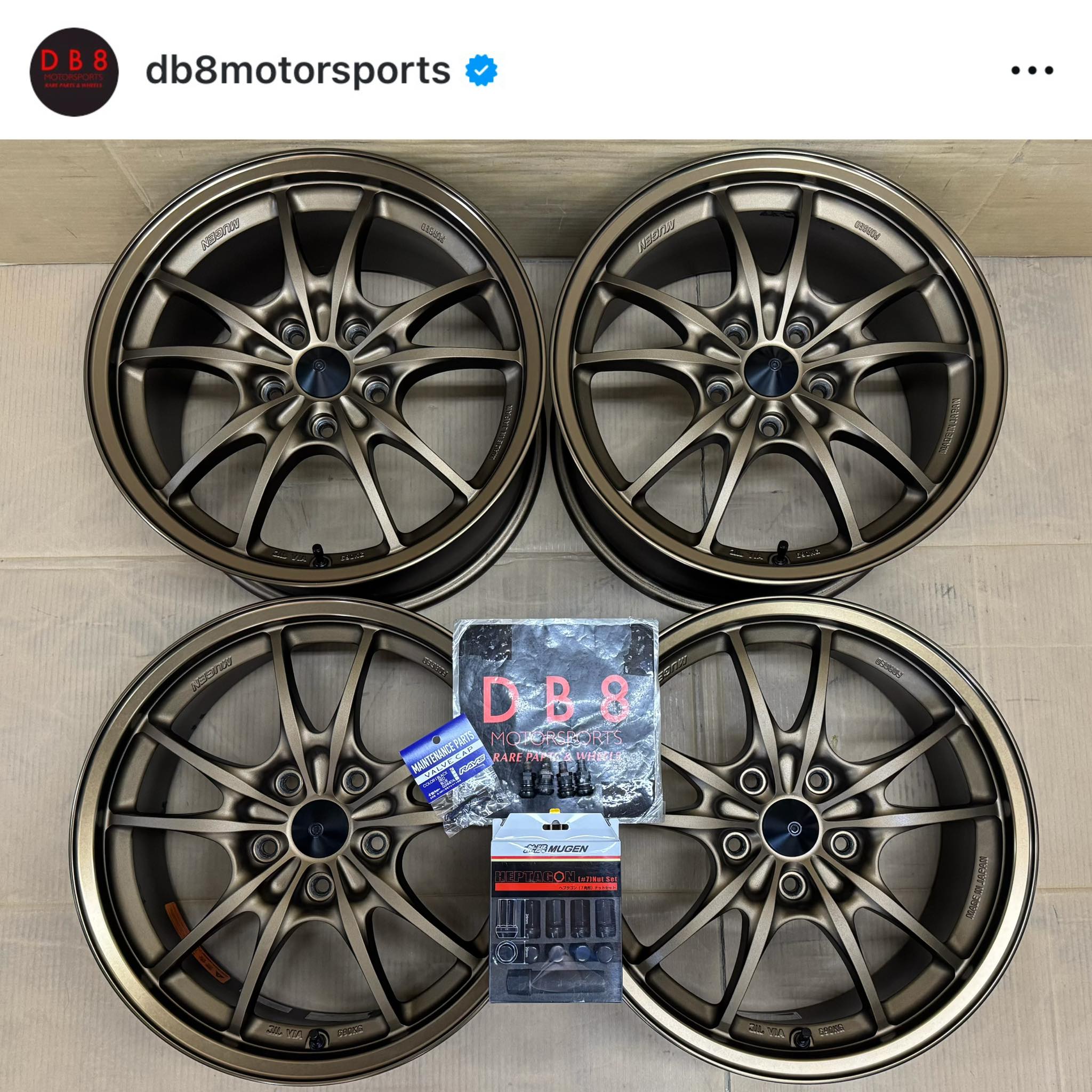 Original 17” Volk Rays RE30 ClubSport Limited Edition - Honda