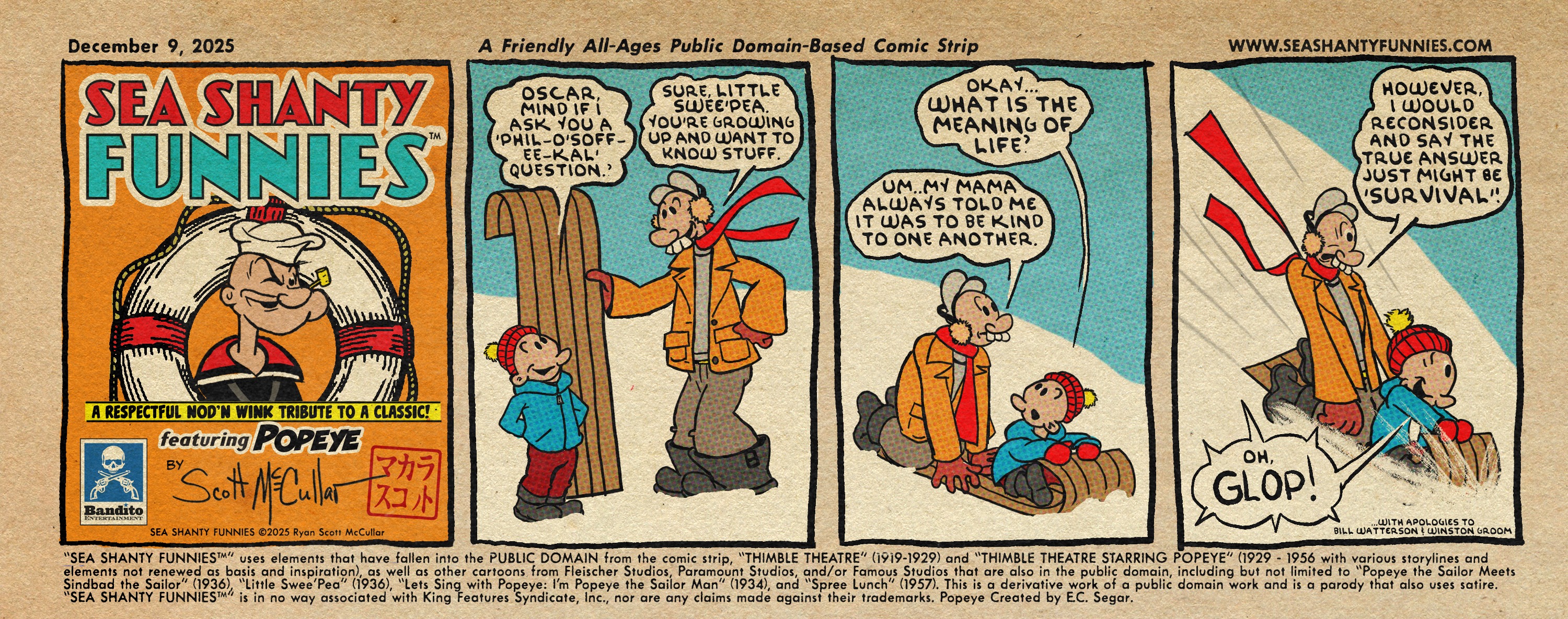 Sea Shanty Funnies (A Public Domain-Based Fan Fictionesque POPEYE ...