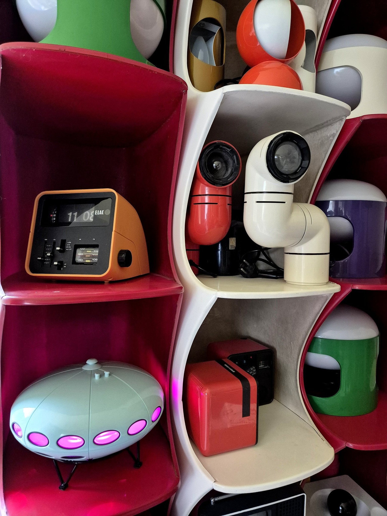 My living room. Most of the space age items I own are produced in
