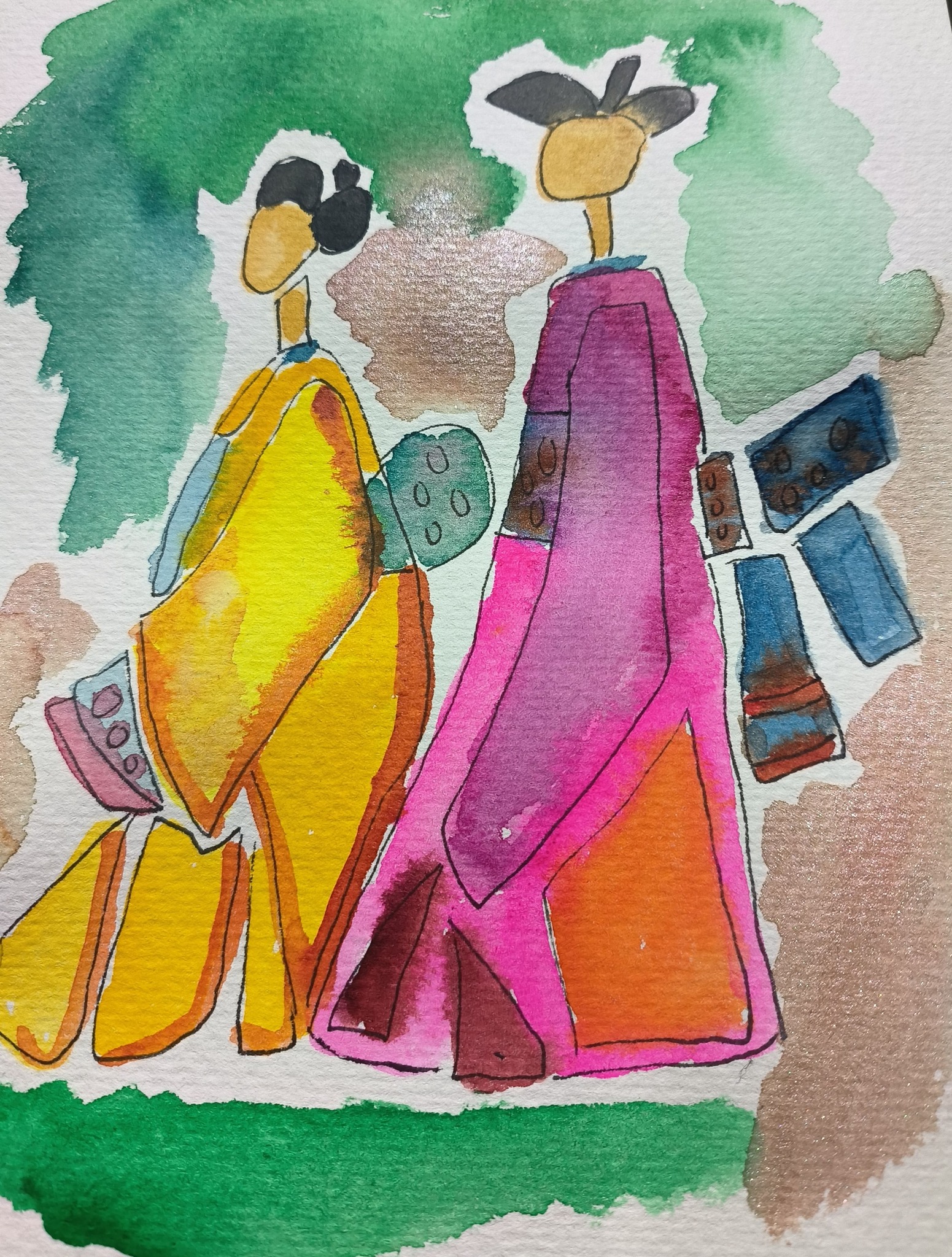 The Emperor's New Clothes #doodles #whimsy #quirky