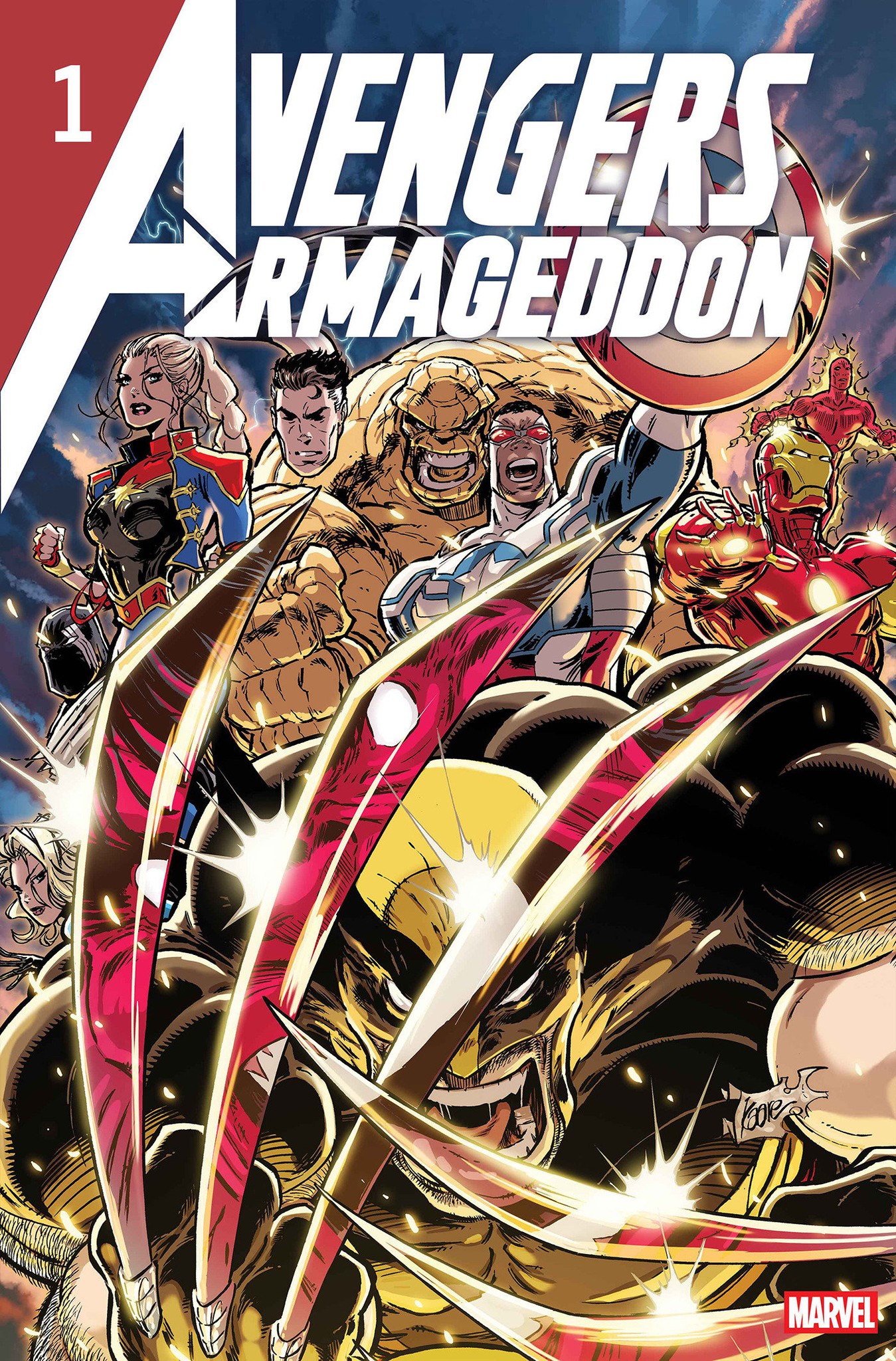 Marvel Comics revealed that Avengers: Armageddon #1 (hitting