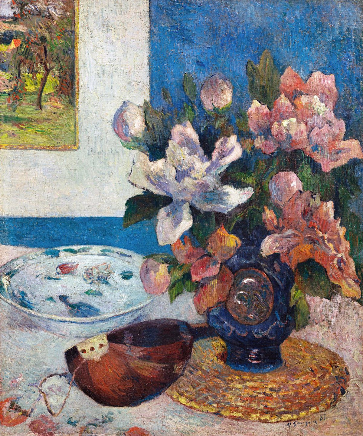 Friday's Art: Paul Gauguin - Still Life with Chinese Peonies and