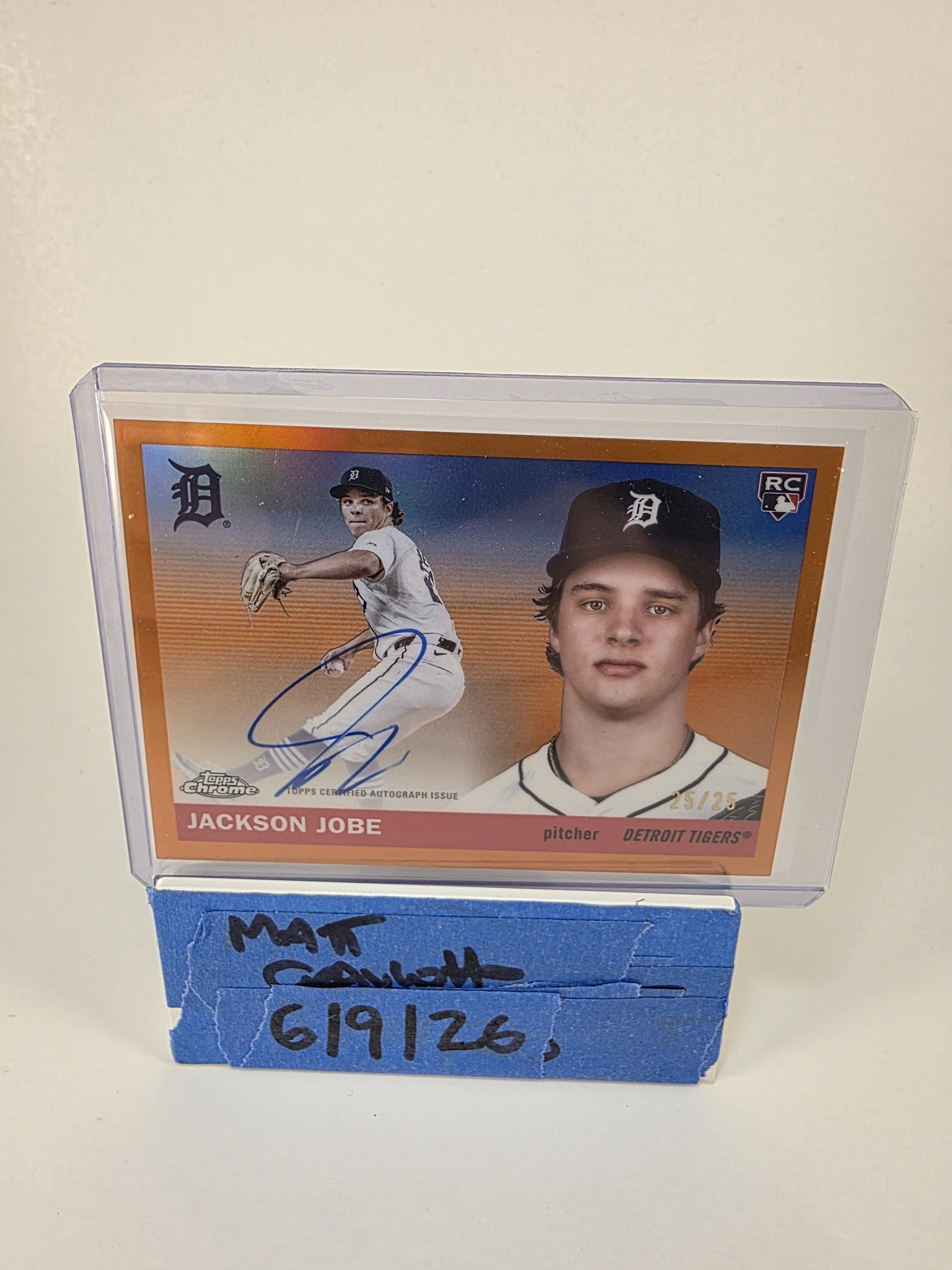 ? 24-Hour Auction ? ⚾ 2025 Topps Chrome Platinum – Jackson Jobe 