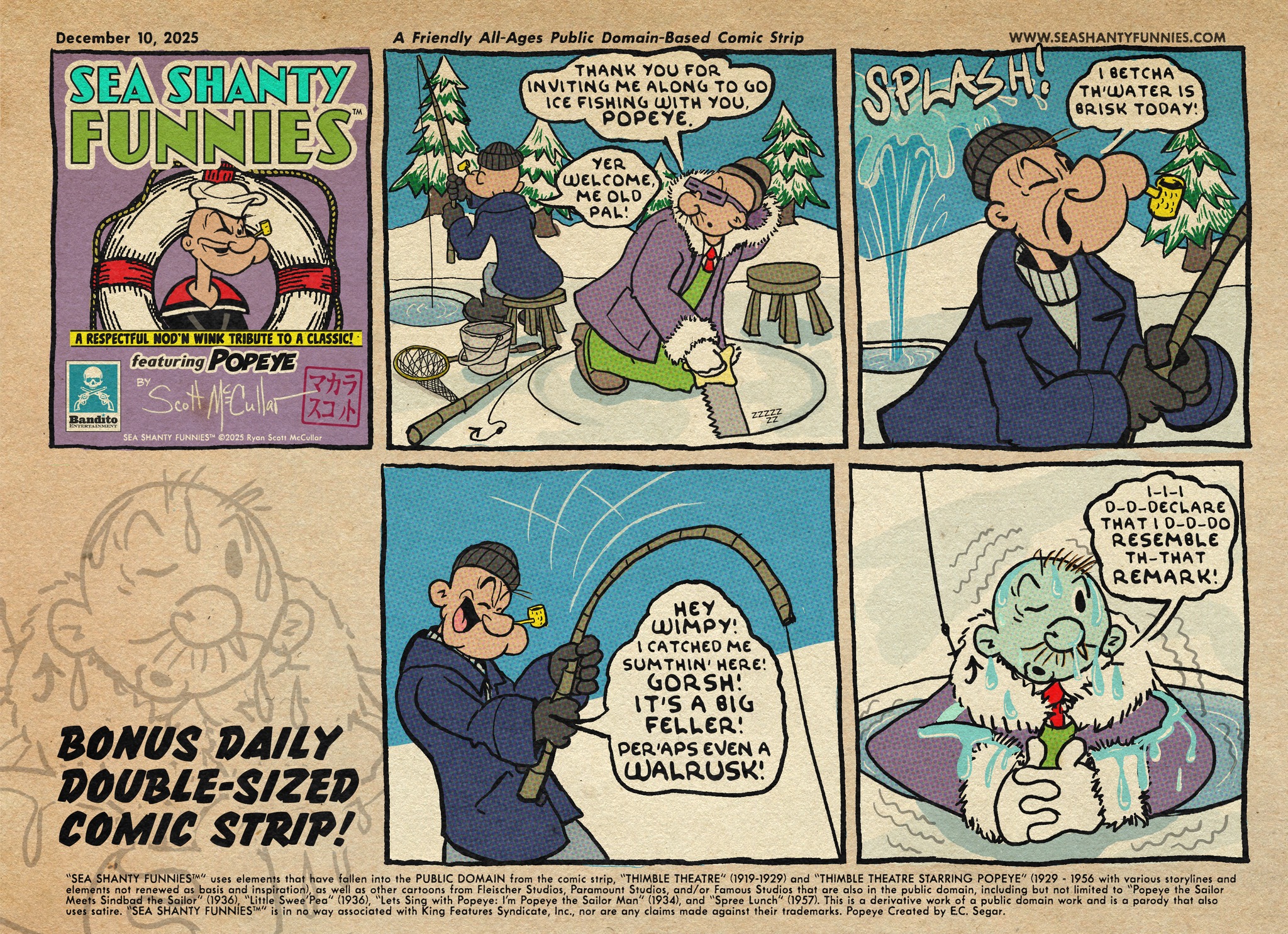 Sea Shanty Funnies (A Public Domain-Based Fan Fictionesque POPEYE ...