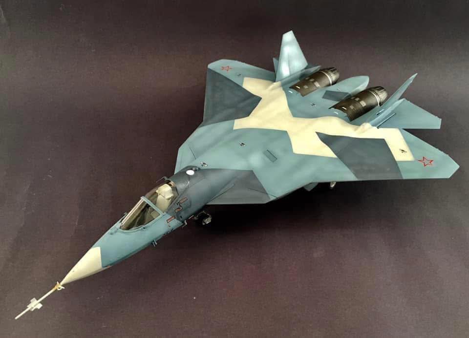 Hobby Boss Scale:1/72 Model:Sukhoi T-50 PAK-FA 🙋‍♂️🙋‍♂️