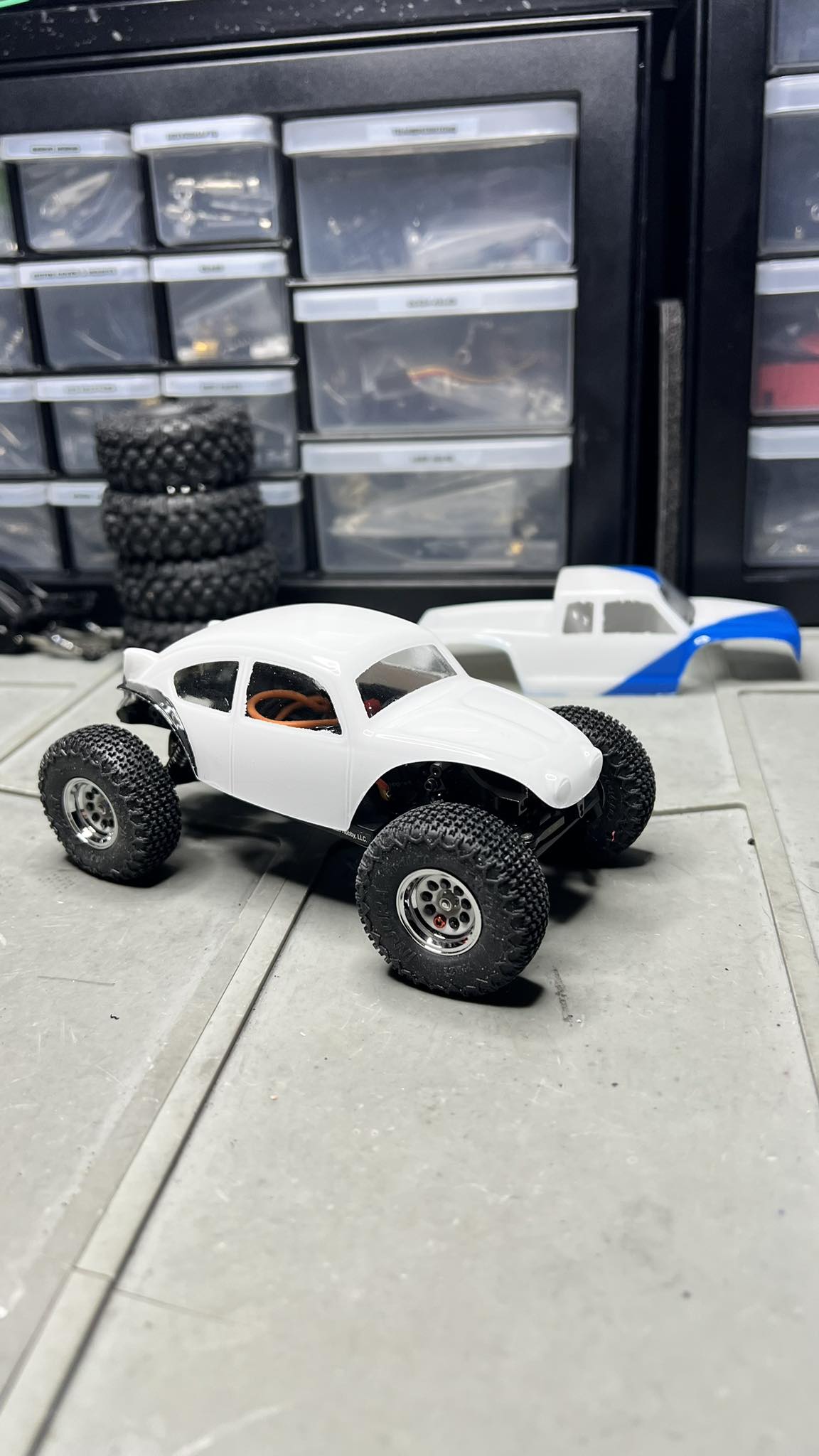 INJORA – Carrosserie BUG30 Avec Fixation Magnétique Pour Axial SCX30 Et Châssis LCG