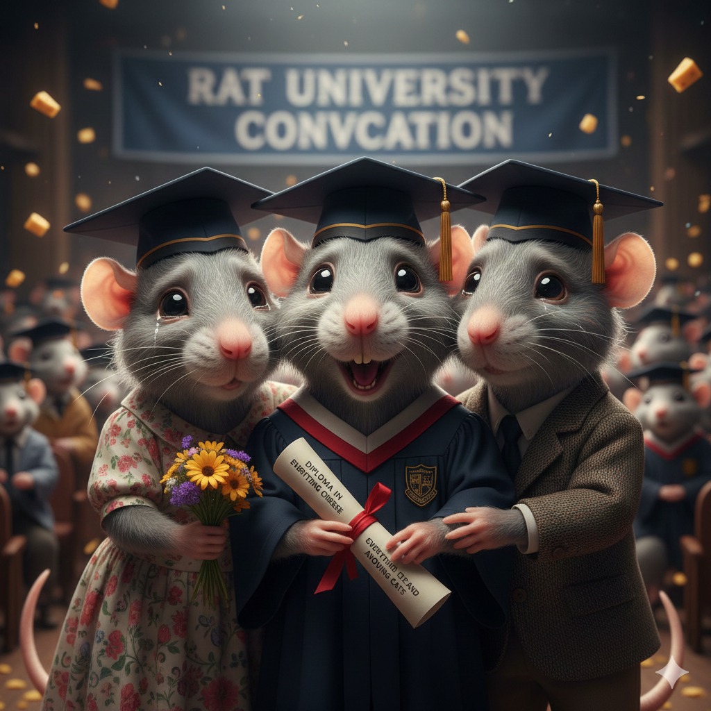 AI Art Image Hub | Rat University Graduation.... | Facebook