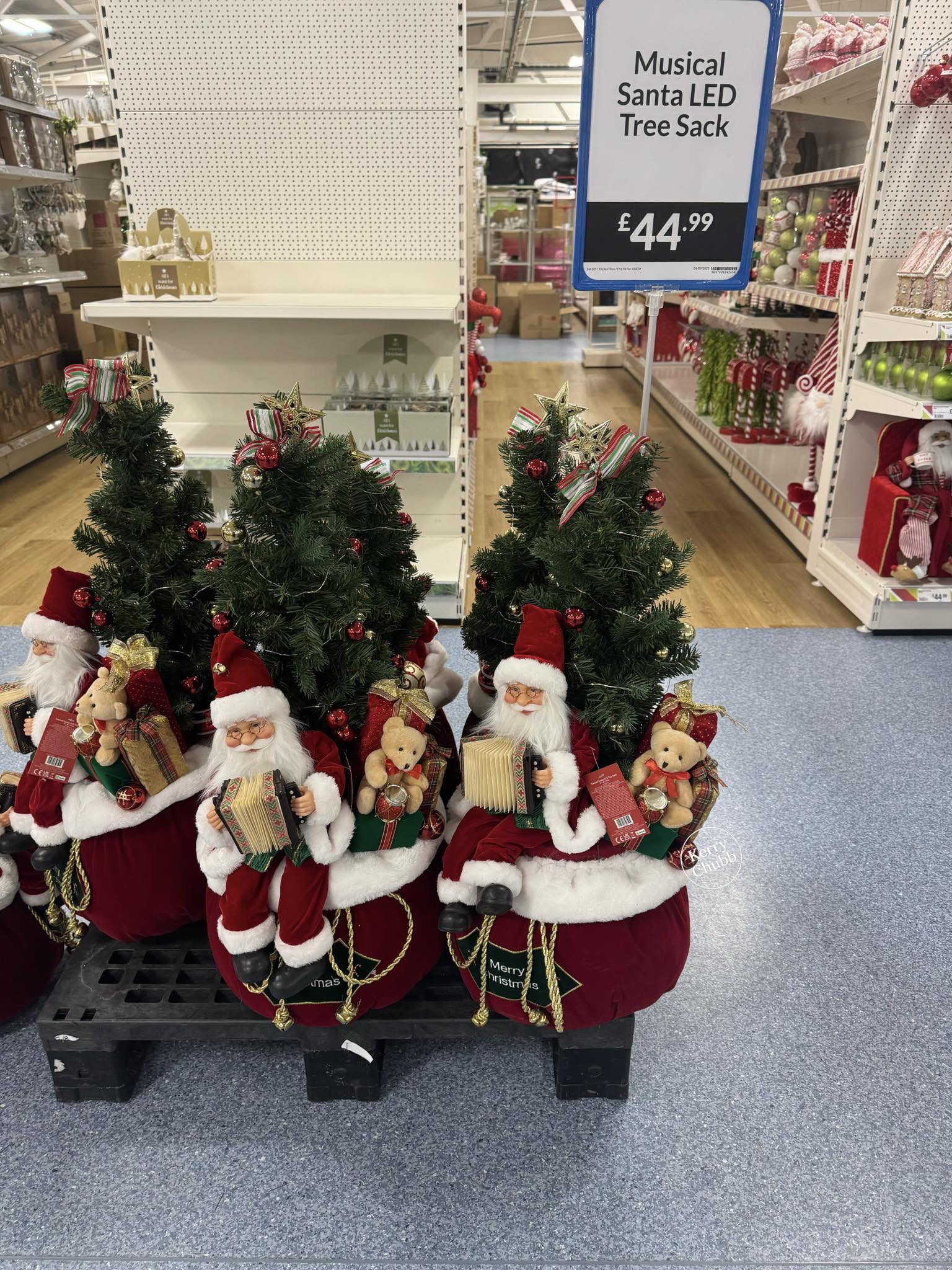 This delightful Santa Boot, featuring music and LED lights, would