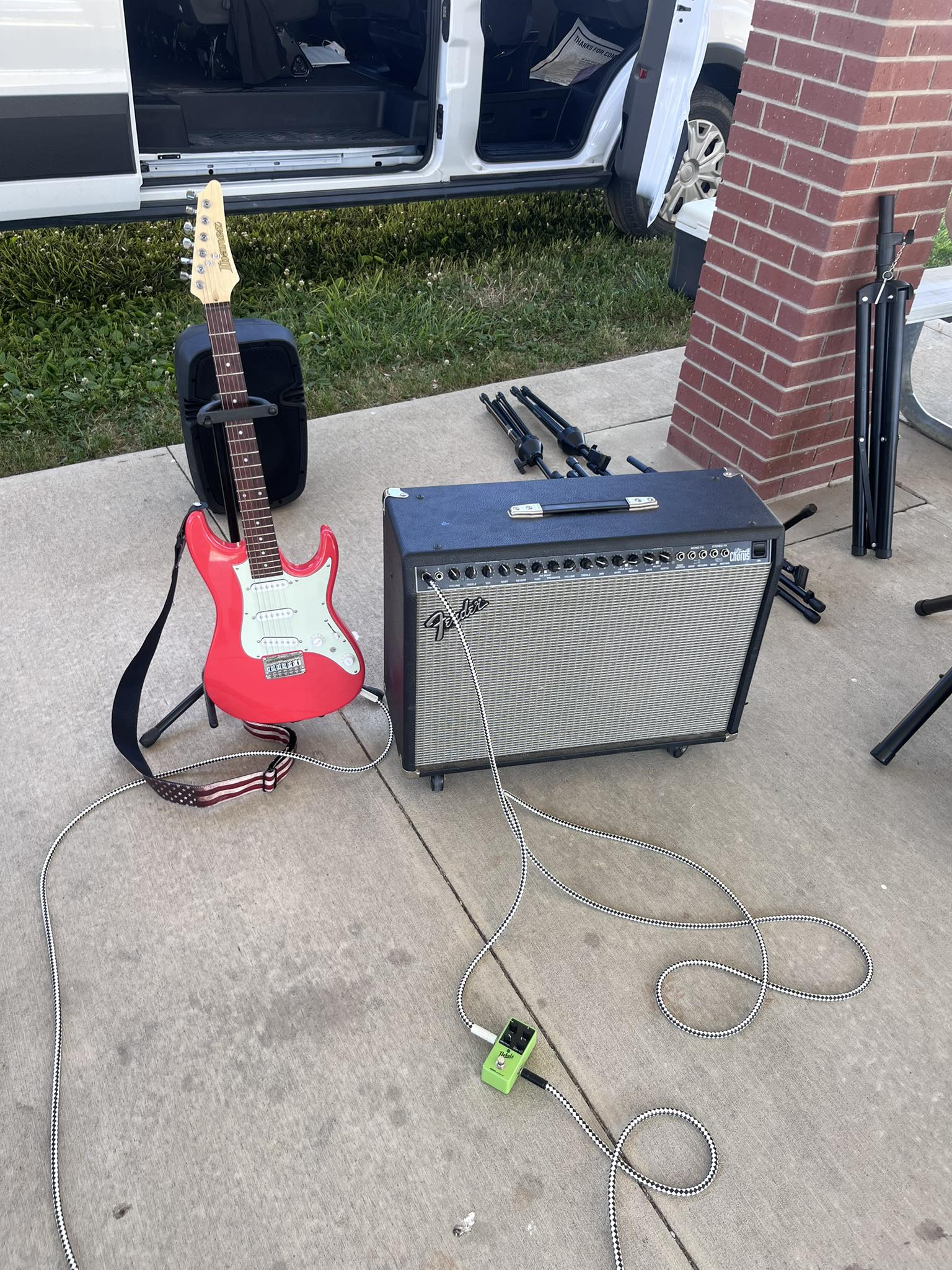 Ibanez azes31 modified with vintage stratocaster parts