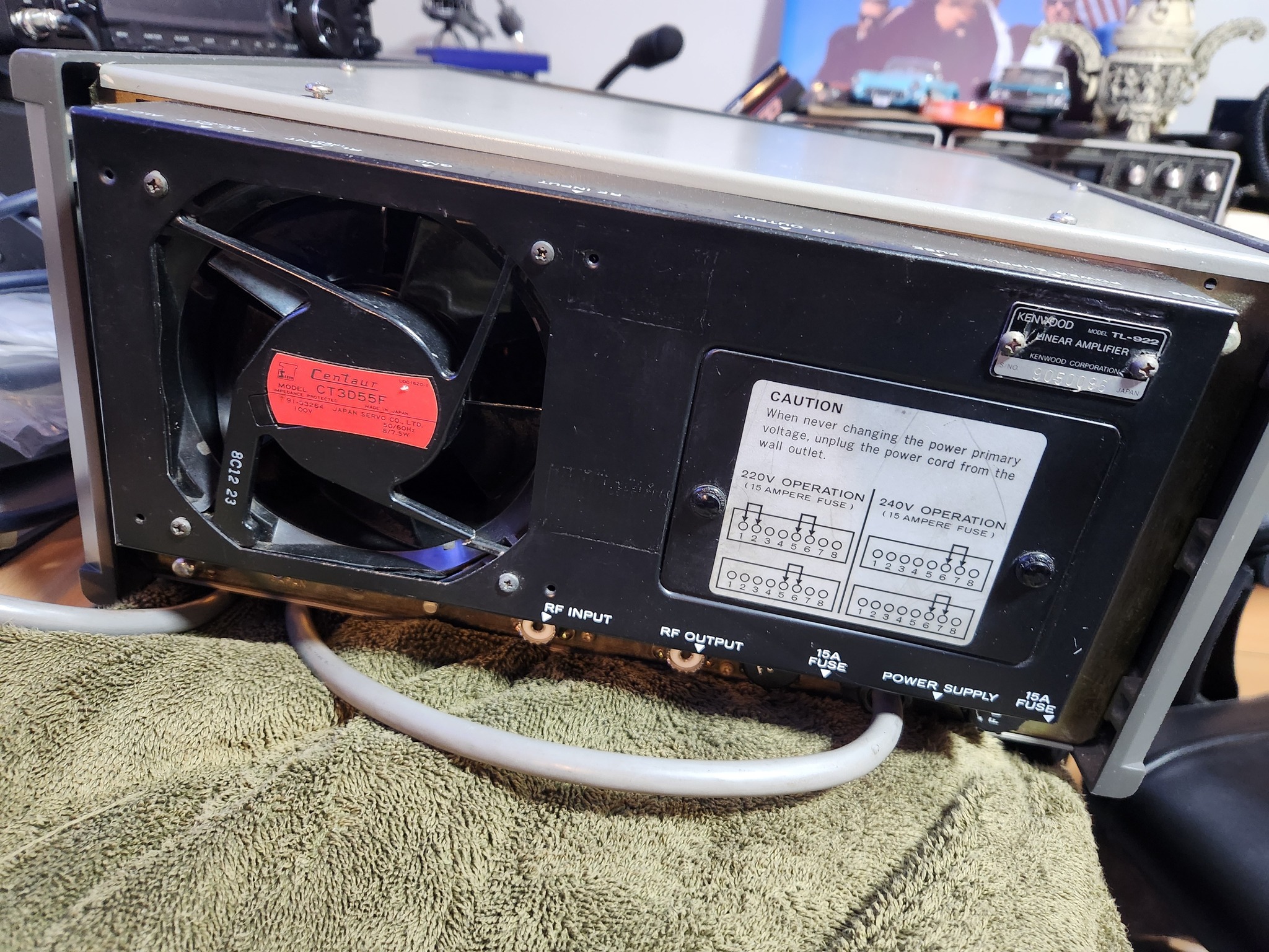 Kenwood 922A output on 3-500Z tubes