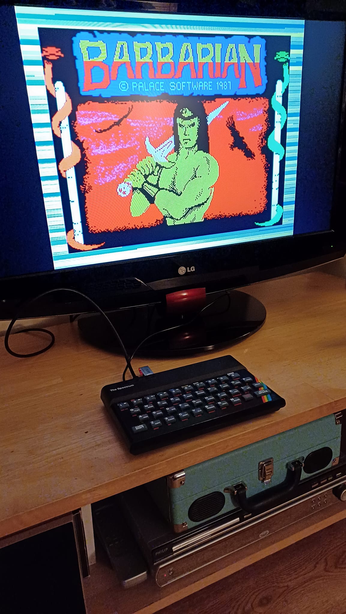 Barbarian - 1980s Decapitation #barbarian #amstrad #retrocomputing