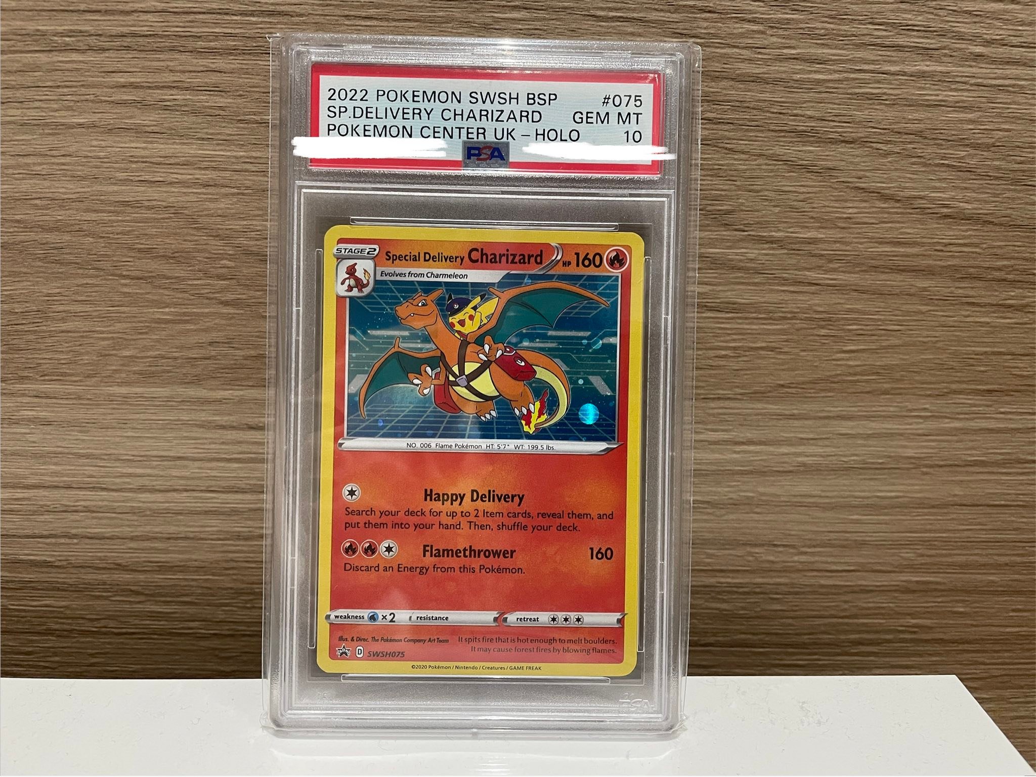 放$22000，有意pm。 2022 POKEMON SWSH BSP #075 SP.DELIVERY SP 