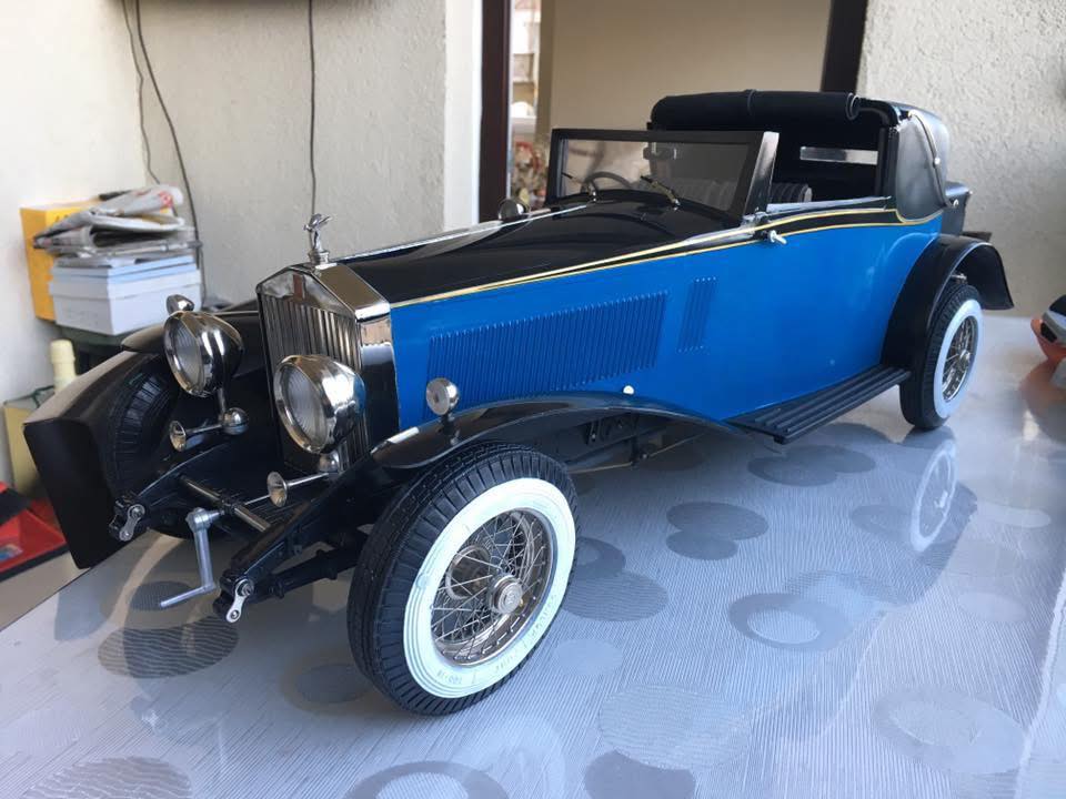 Kit Modèle Réduit Pocher/Rivarossi Rolls-Royce Phantom II Cabriolet 1934 - Échelle 1:8, Pièces Variées, Occasion