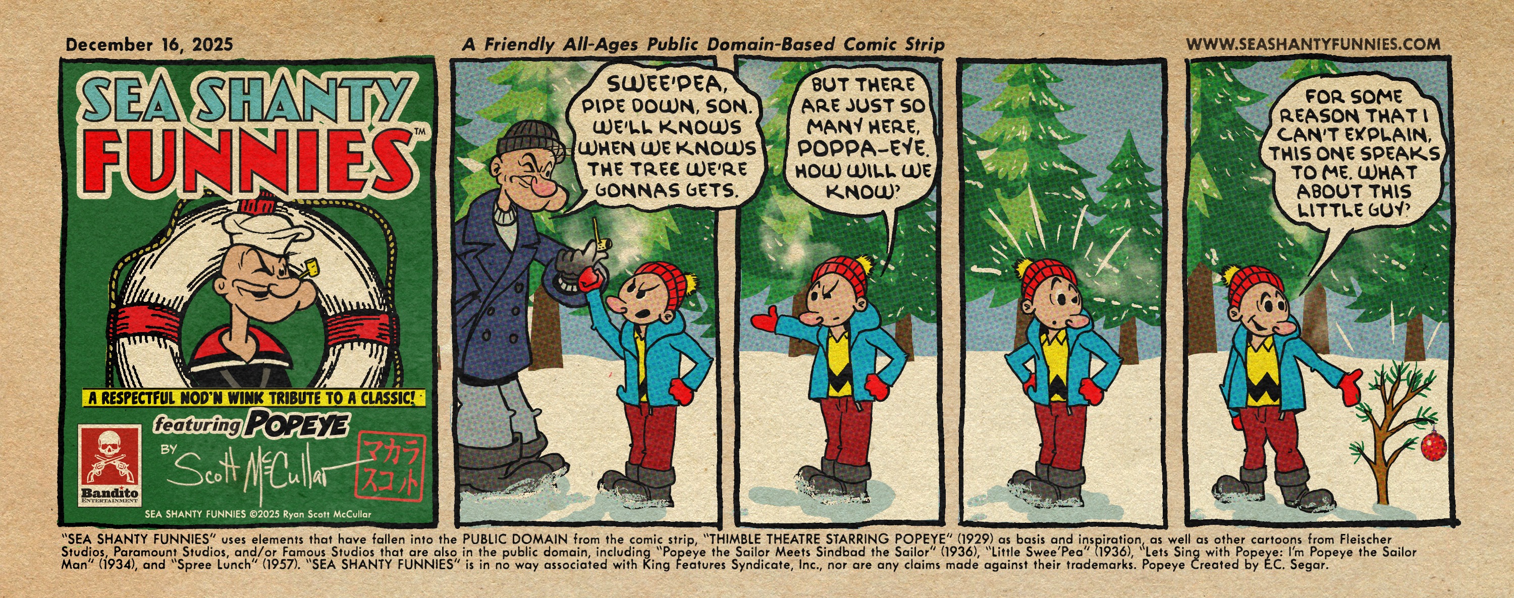 Sea Shanty Funnies (A Public Domain-Based Fan Fictionesque POPEYE ...
